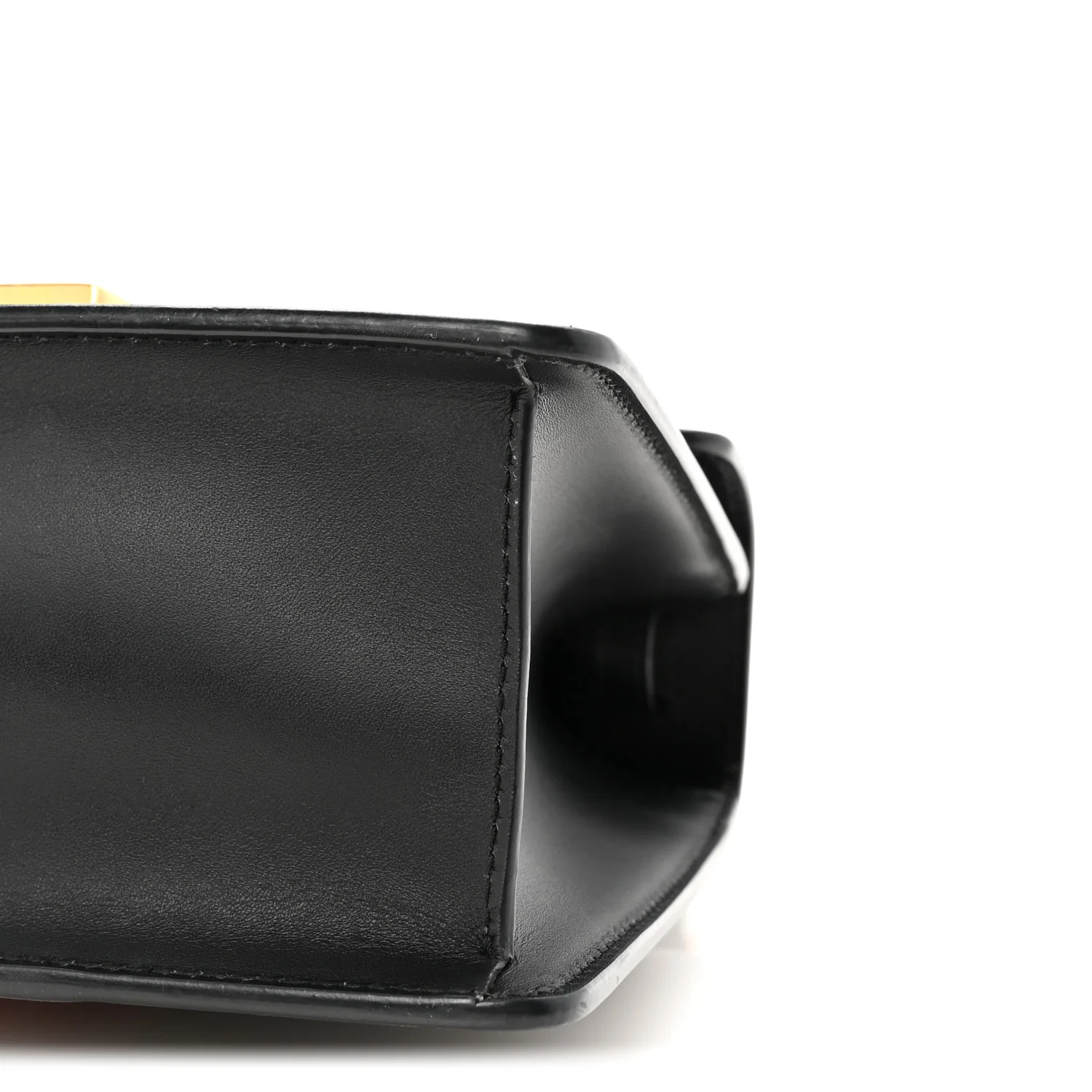 Calfskin Mini Sylvie Top Handle Bag Black - Image 10