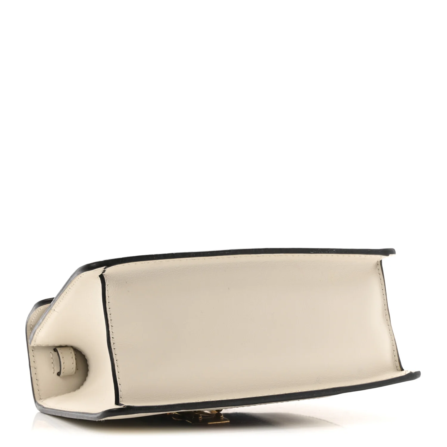 Calfskin Mini Sylvie Top Handle Bag White - Image 4