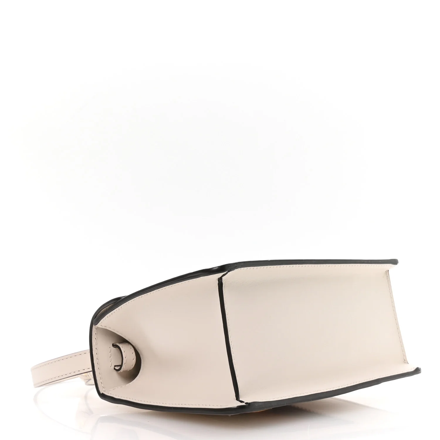 Calfskin Mini Sylvie Top Handle Bag White - Image 4