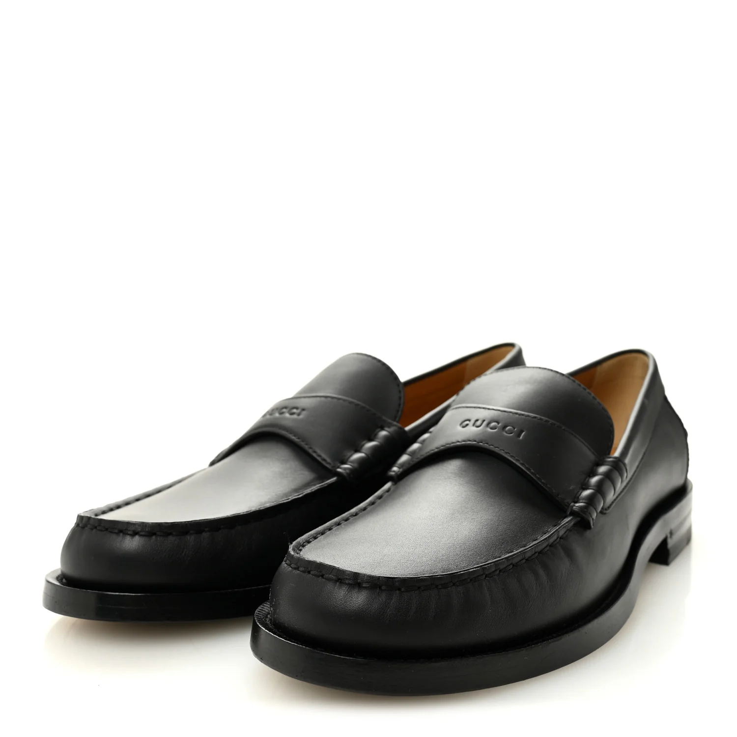 Calfskin Miro Soft Womens Mocassin Loafers 39 Black - Image 3