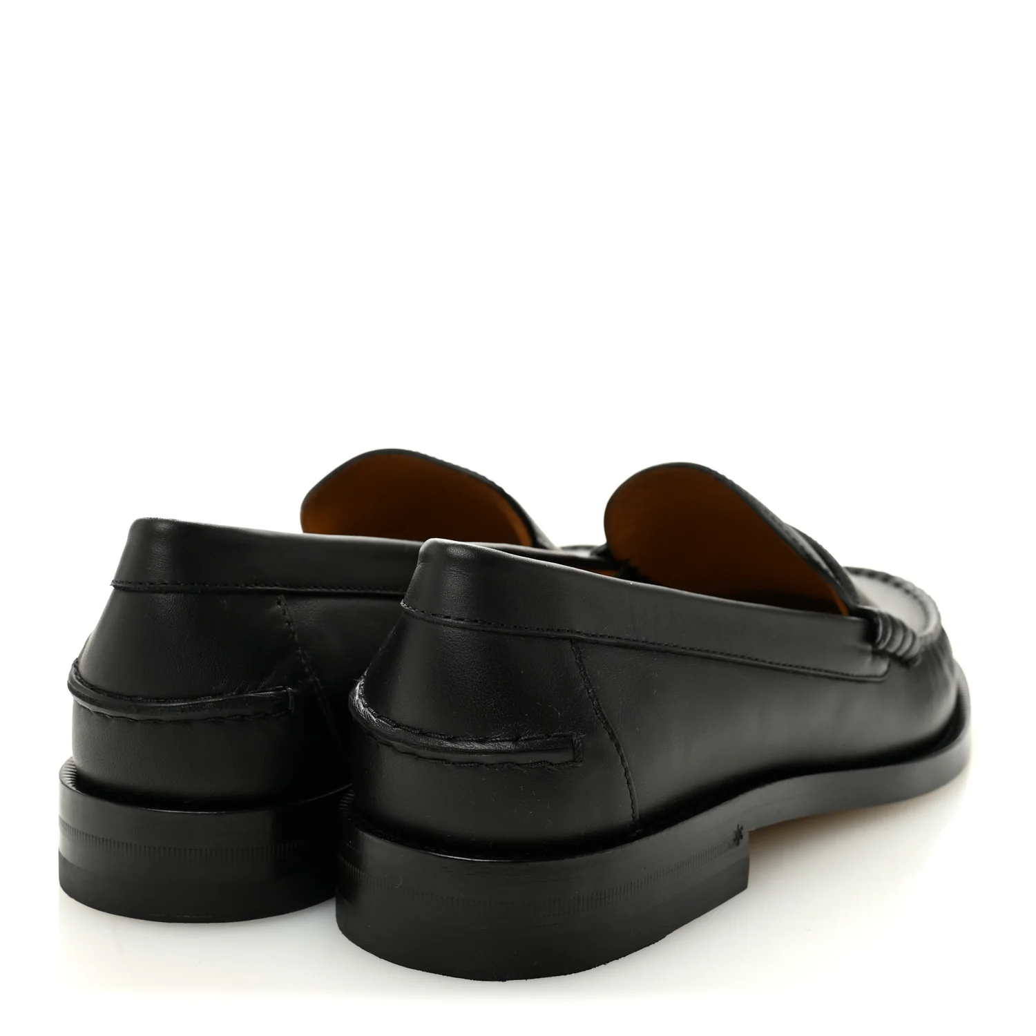 Calfskin Miro Soft Womens Mocassin Loafers 39 Black - Image 4