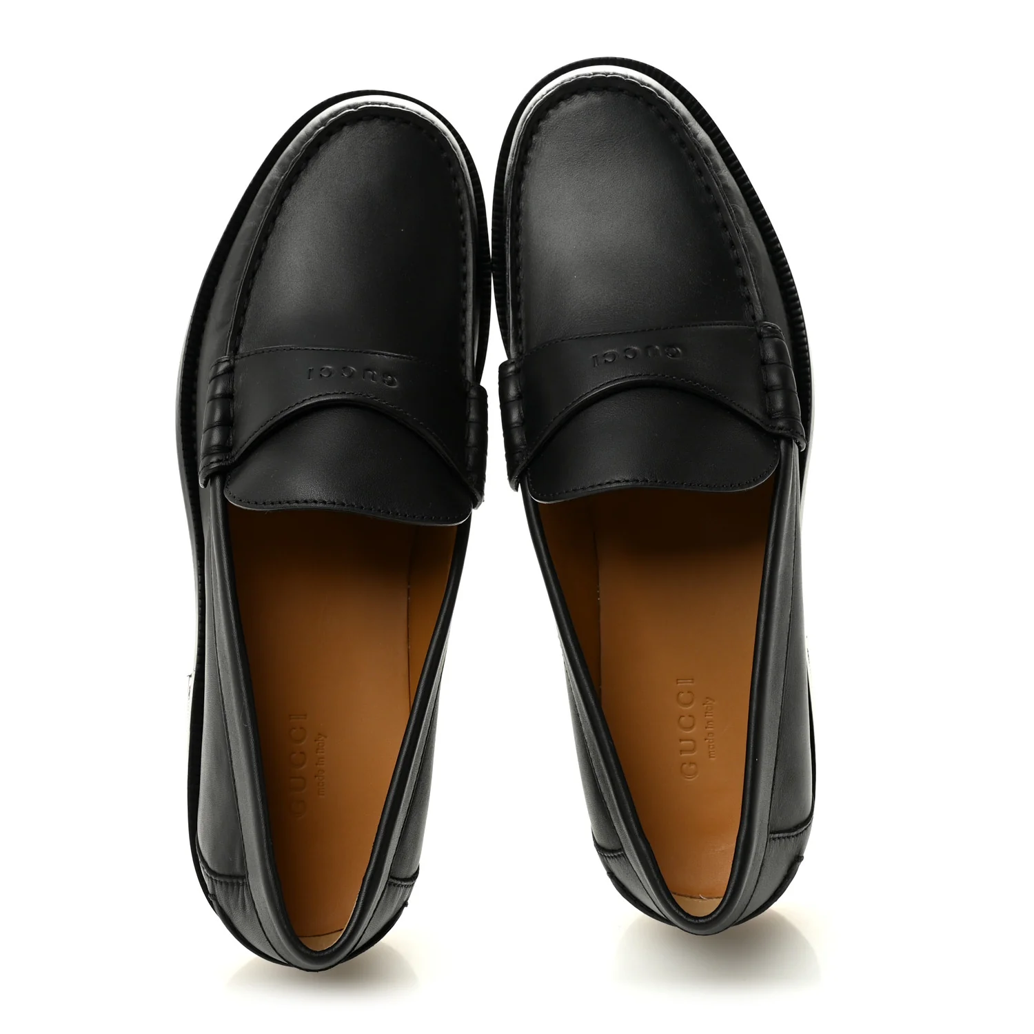 Calfskin Miro Soft Womens Mocassin Loafers 39 Black - Image 5