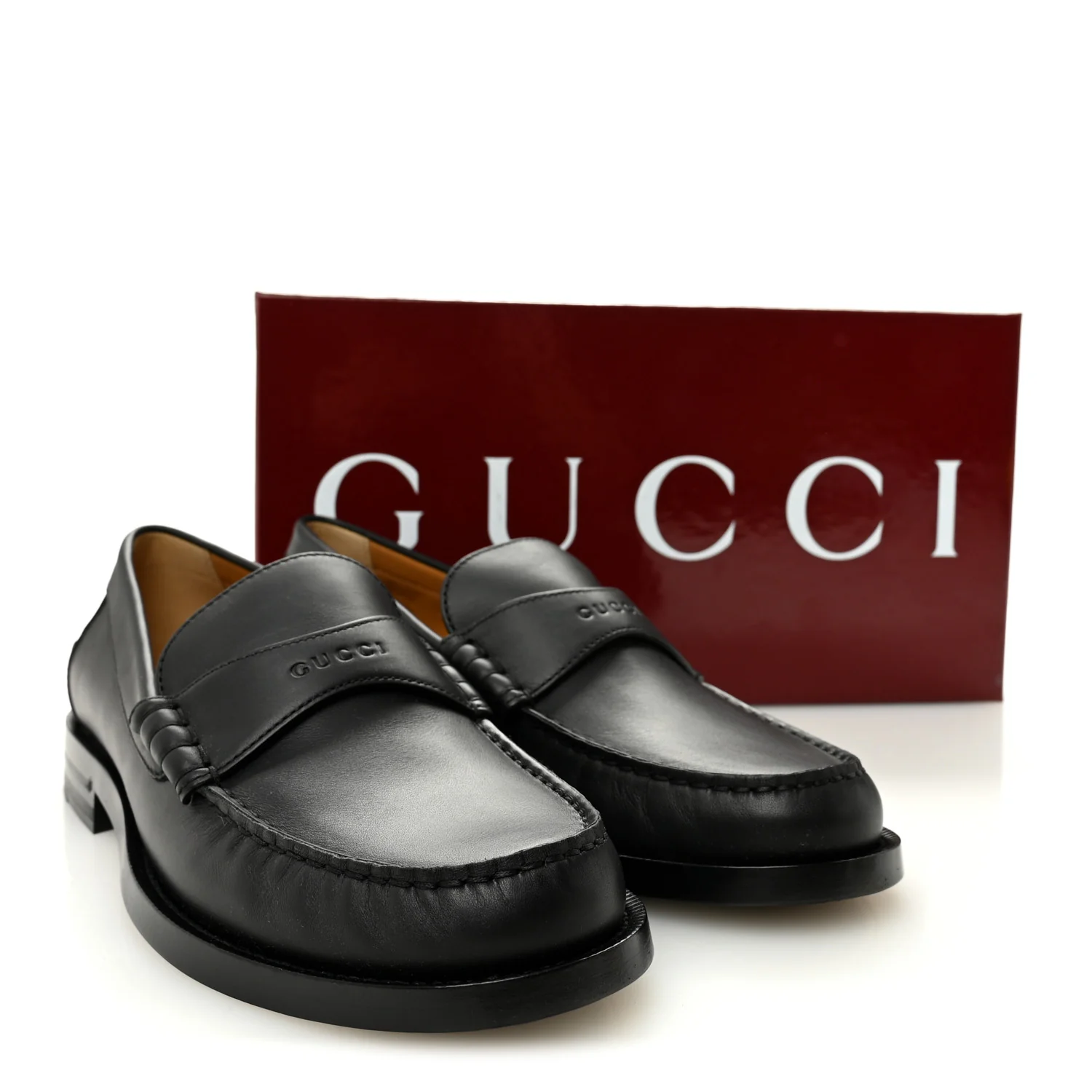 Calfskin Miro Soft Womens Mocassin Loafers 39 Black - Image 9