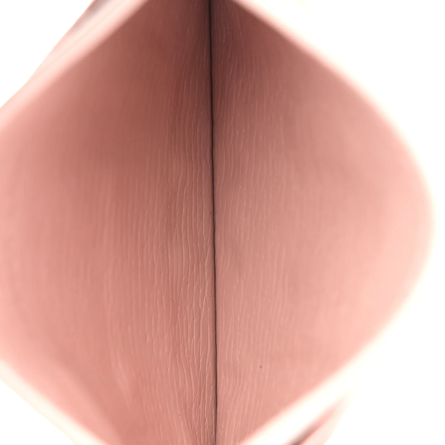 Calfskin Script Card Holder Light Pink - Image 5