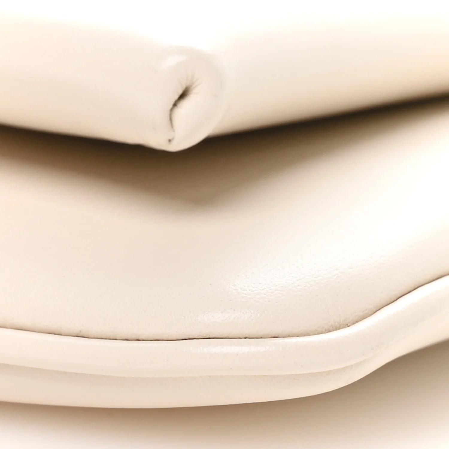 Calfskin Small Arli Flap Shoulder Bag Mystic White - Image 9