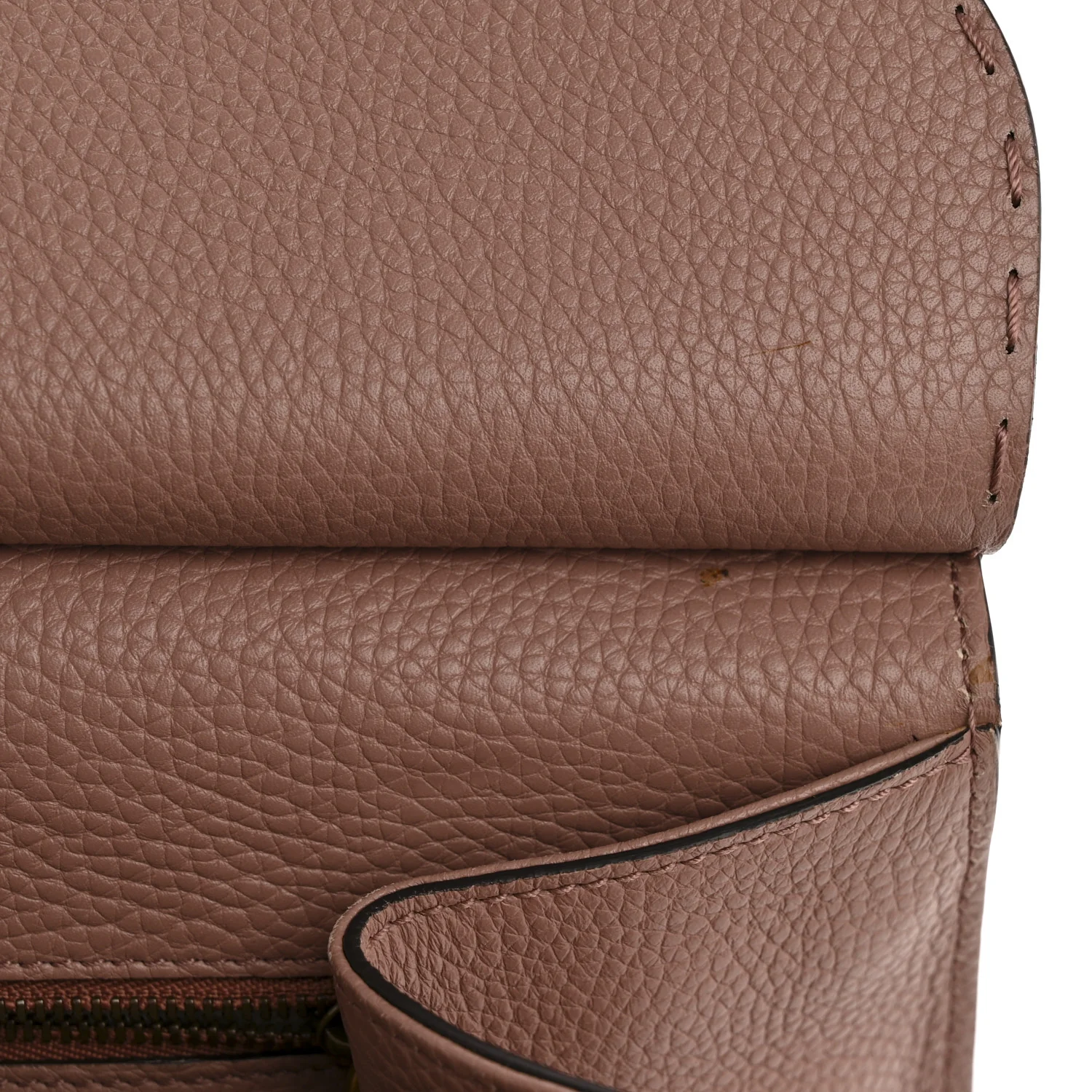 Calfskin Small GG Marmont Top Handle Bag Rosy Phard - Image 11