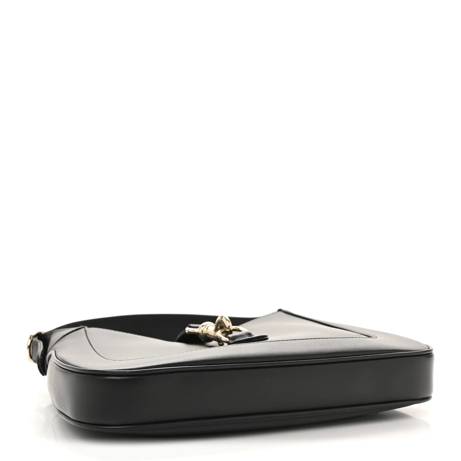 Calfskin Small Jackie Shoulder Bag Black - Image 4