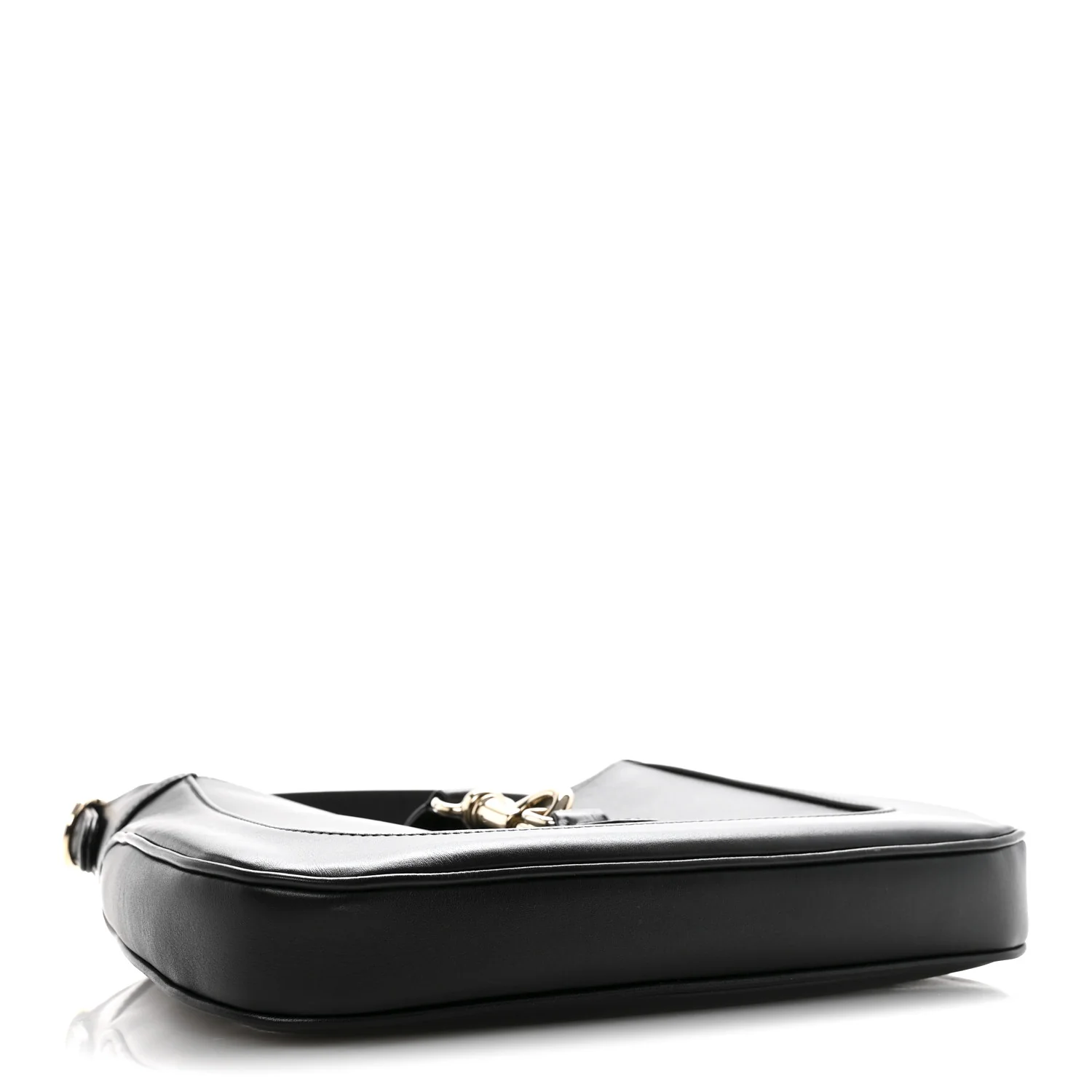 Calfskin Small Jackie Shoulder Bag Black - Image 4