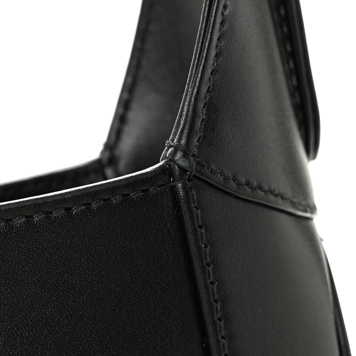 Calfskin Small Jackie Shoulder Bag Black - Image 12