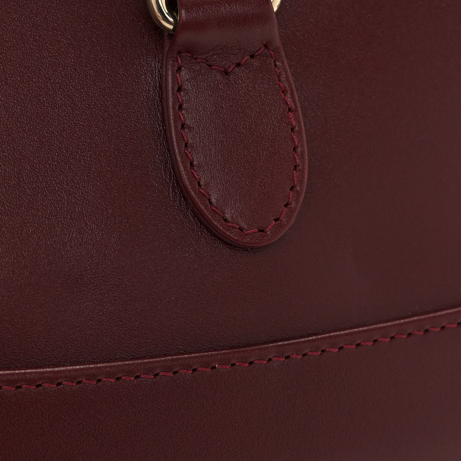 Calfskin Small Jackie Shoulder Bag Rosso Ancora - Image 11