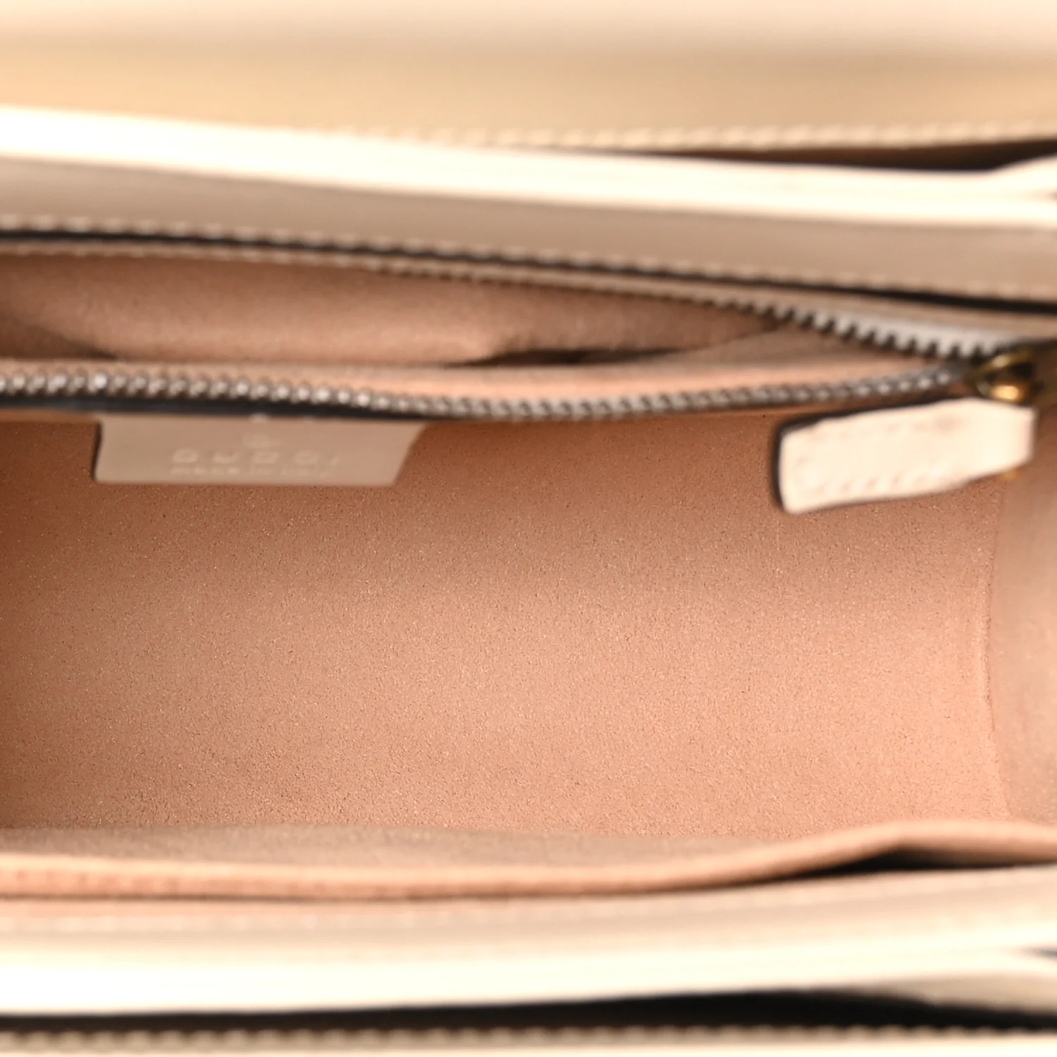 Calfskin Small Queen Margaret Top Handle Bag Mystic White - Image 5