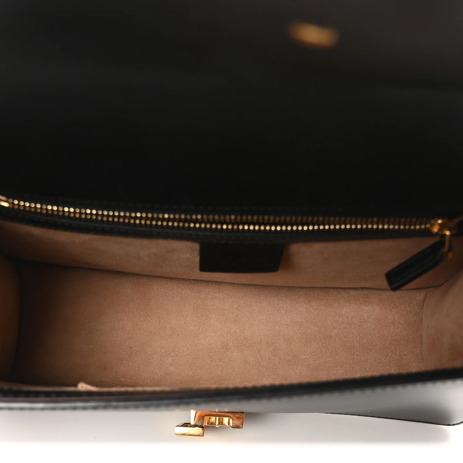 Calfskin Small Sylvie Shoulder Bag Black - Image 5