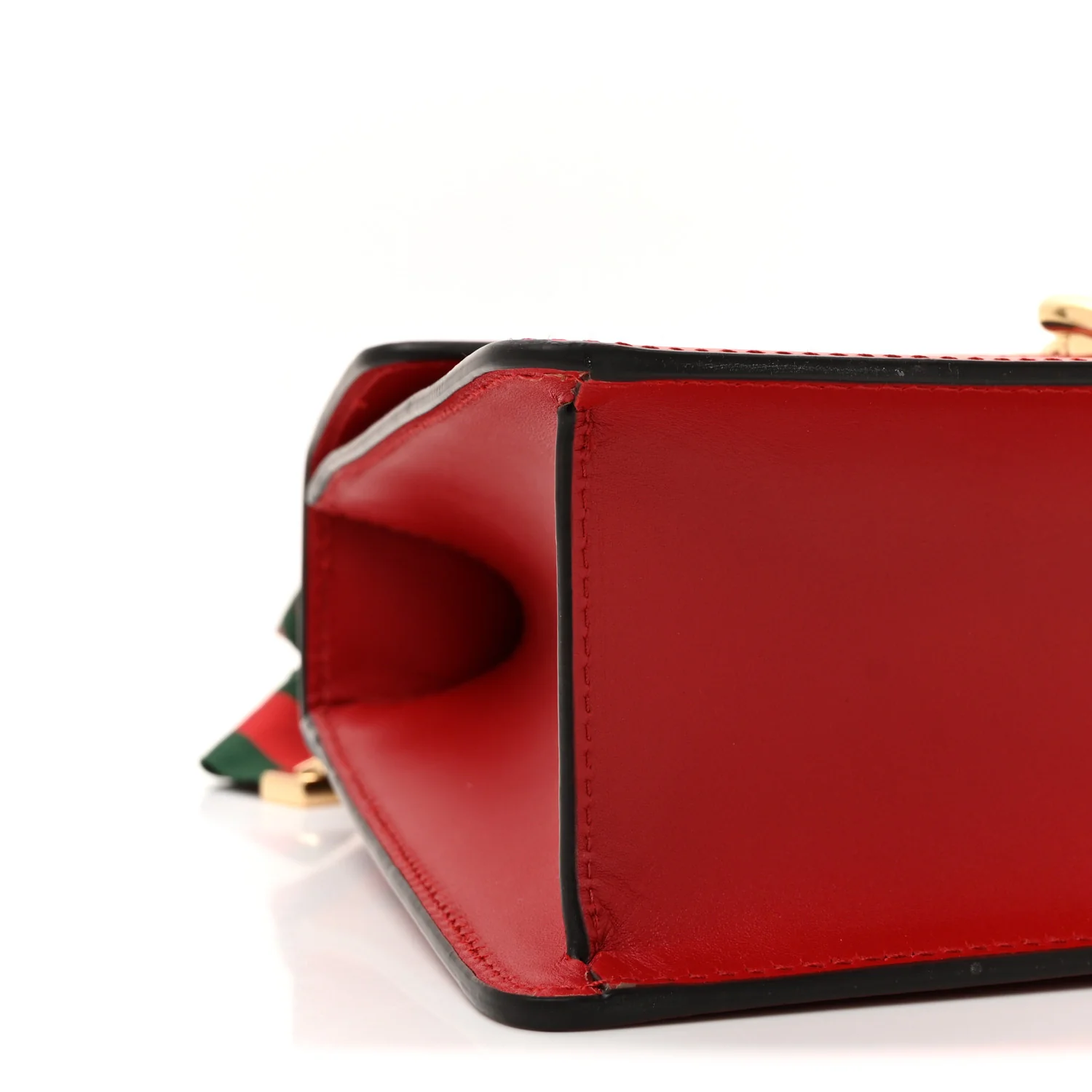 Calfskin Small Sylvie Shoulder Bag Hibiscus Red - Image 9
