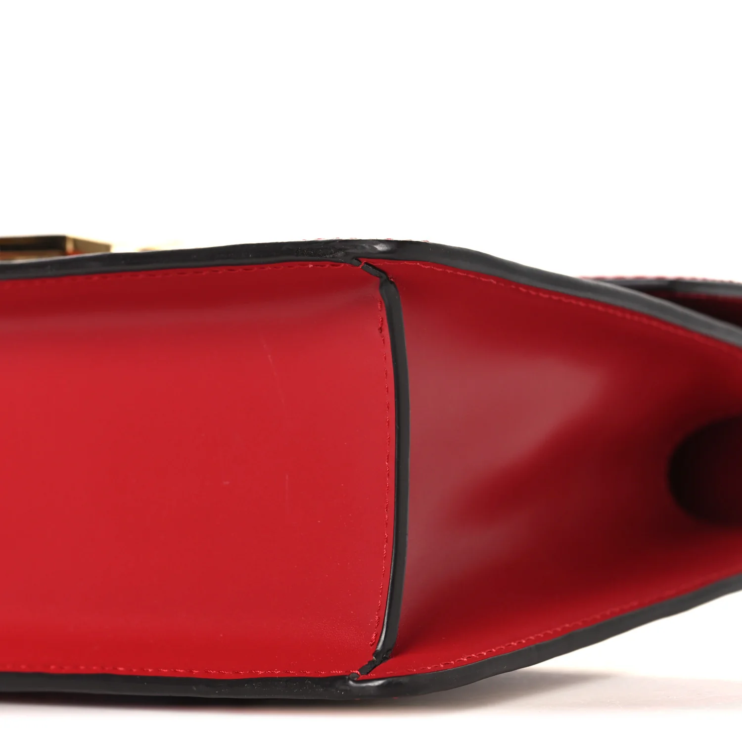 Calfskin Small Sylvie Shoulder Bag Hibiscus Red - Image 10
