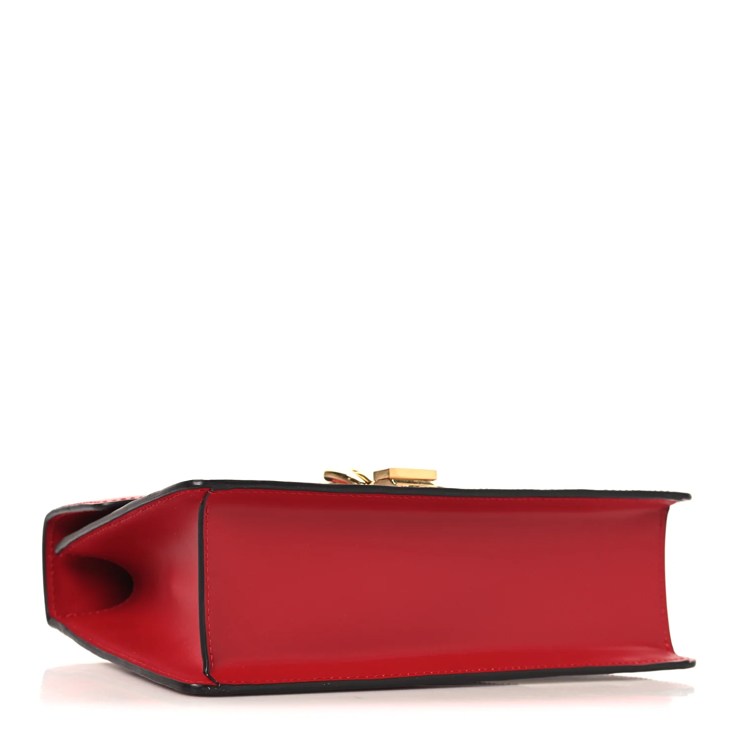 Calfskin Small Sylvie Shoulder Bag Hibiscus Red - Image 4