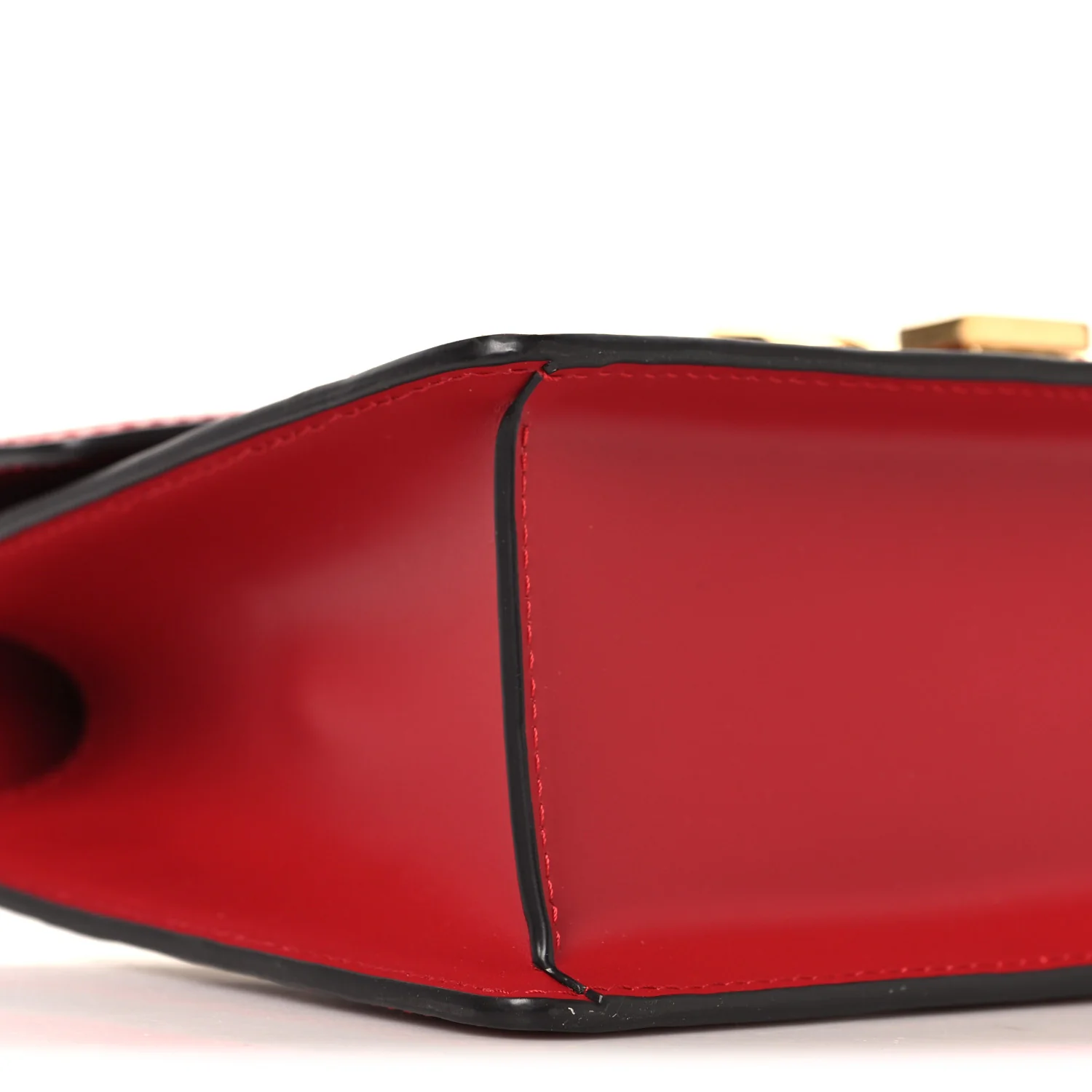 Calfskin Small Sylvie Shoulder Bag Hibiscus Red - Image 9