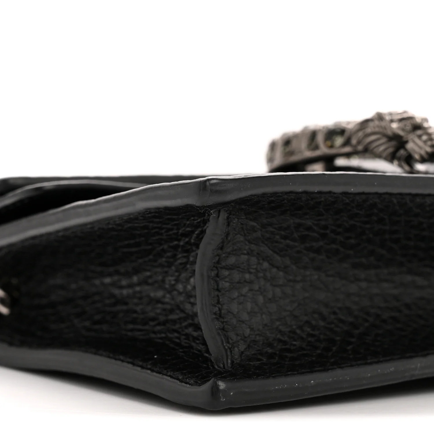 Calfskin Super Mini Dionysus Shoulder Bag Black - Image 8