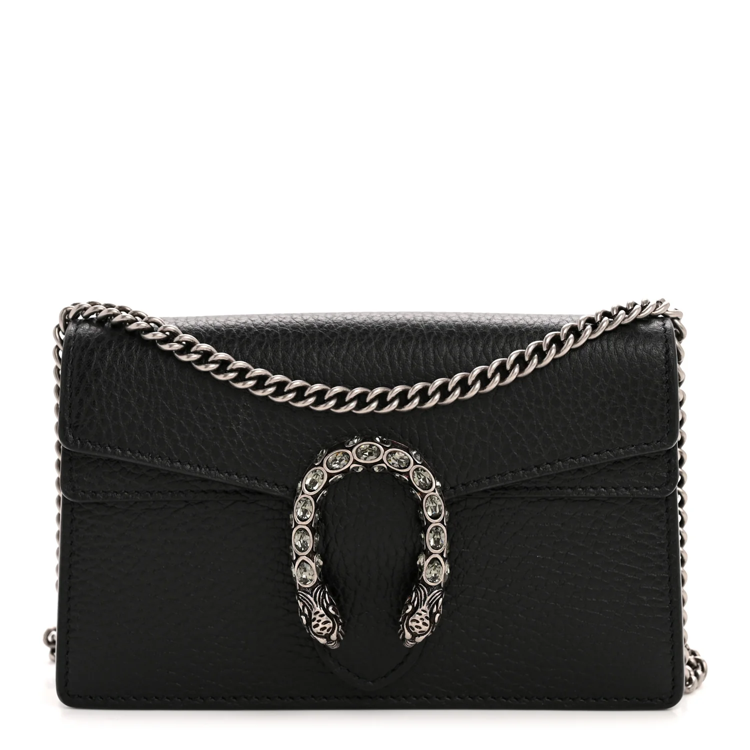 Calfskin Super Mini Dionysus Shoulder Bag Black