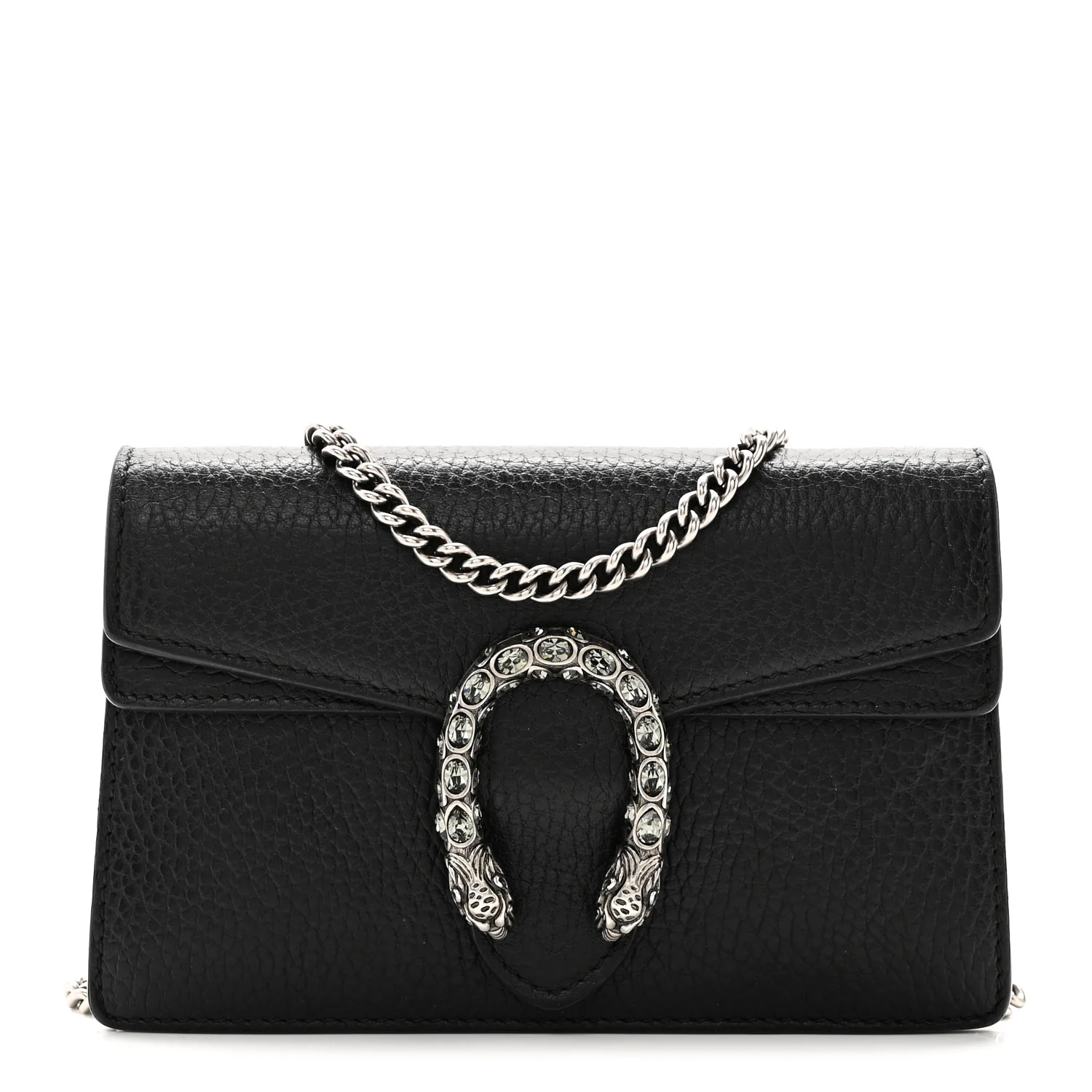 Calfskin Super Mini Dionysus Shoulder Bag Black