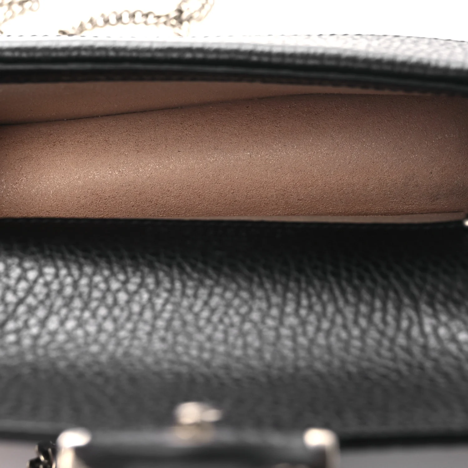 Calfskin Super Mini Dionysus Shoulder Bag Black - Image 5