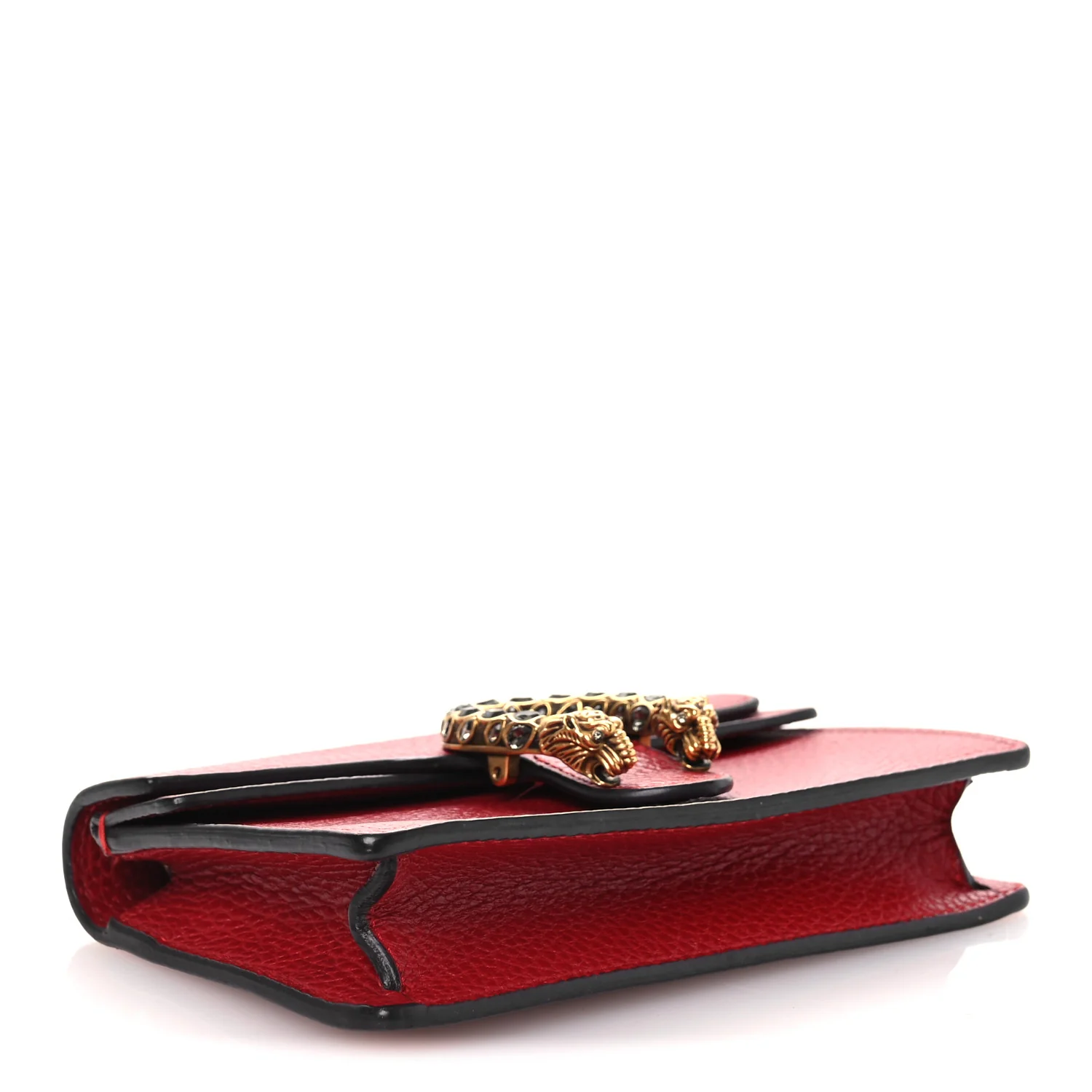 Calfskin Super Mini Dionysus Shoulder Bag Hibiscus Red - Image 4