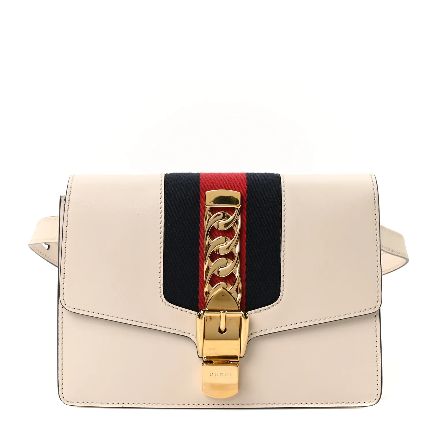Calfskin Sylvie Belt Bag 75 30 Off White