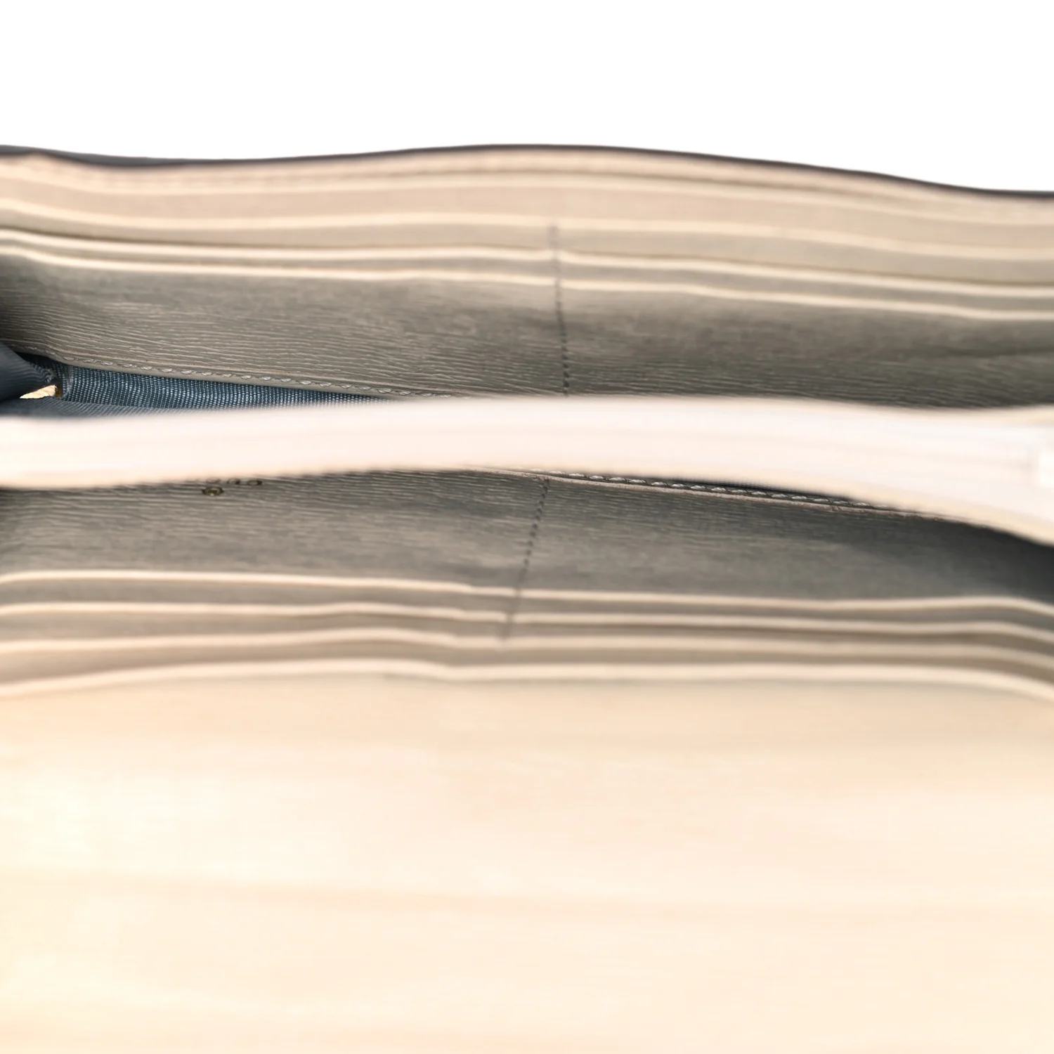 Calfskin Sylvie Valentine's Day Wallet Ivory - Image 5