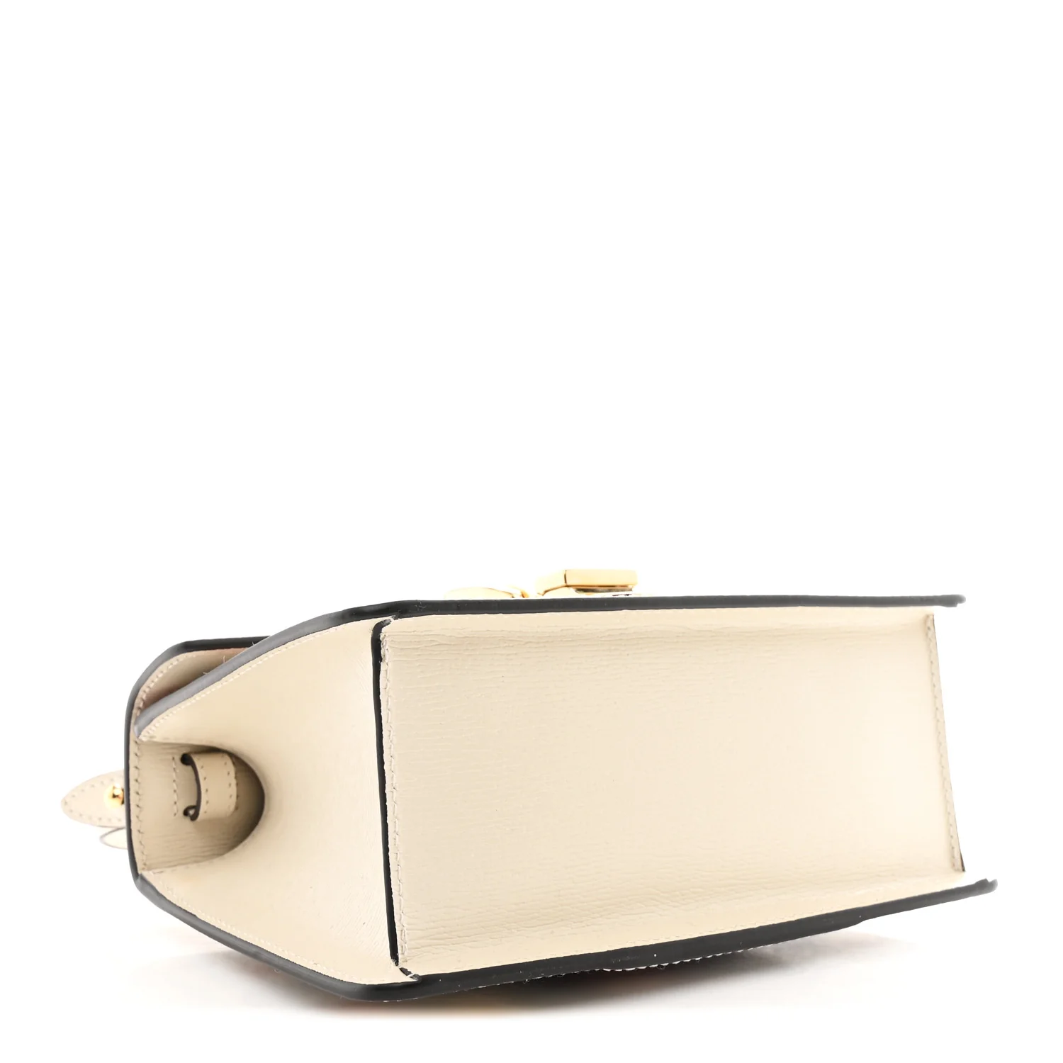 Calfskin Valentine's Day Exclusive Mini Sylvie Top Handle Bag Ivory - Image 4