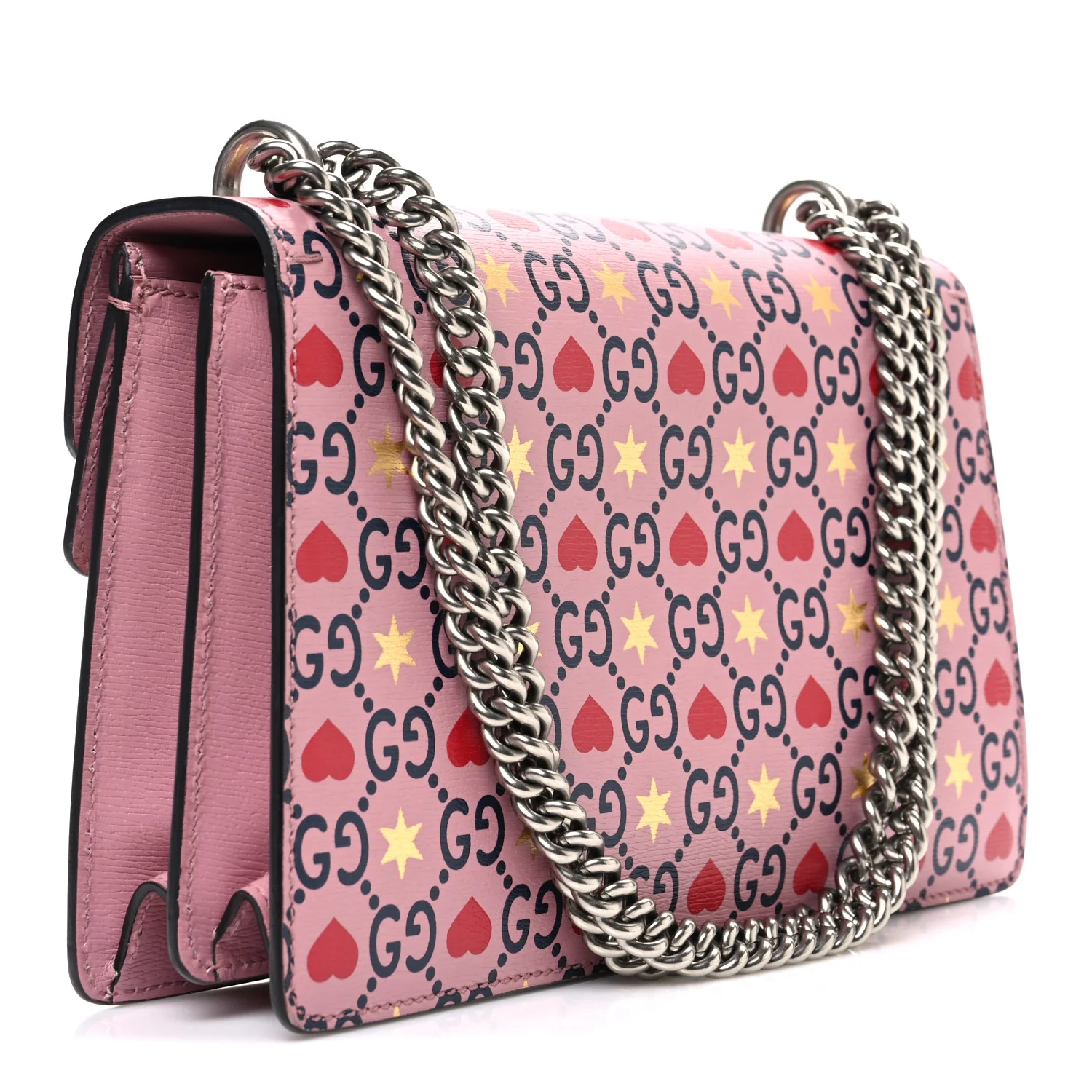 Calfskin Valentine's Day Exclusive Small Dionysus Bag Pink - Image 3