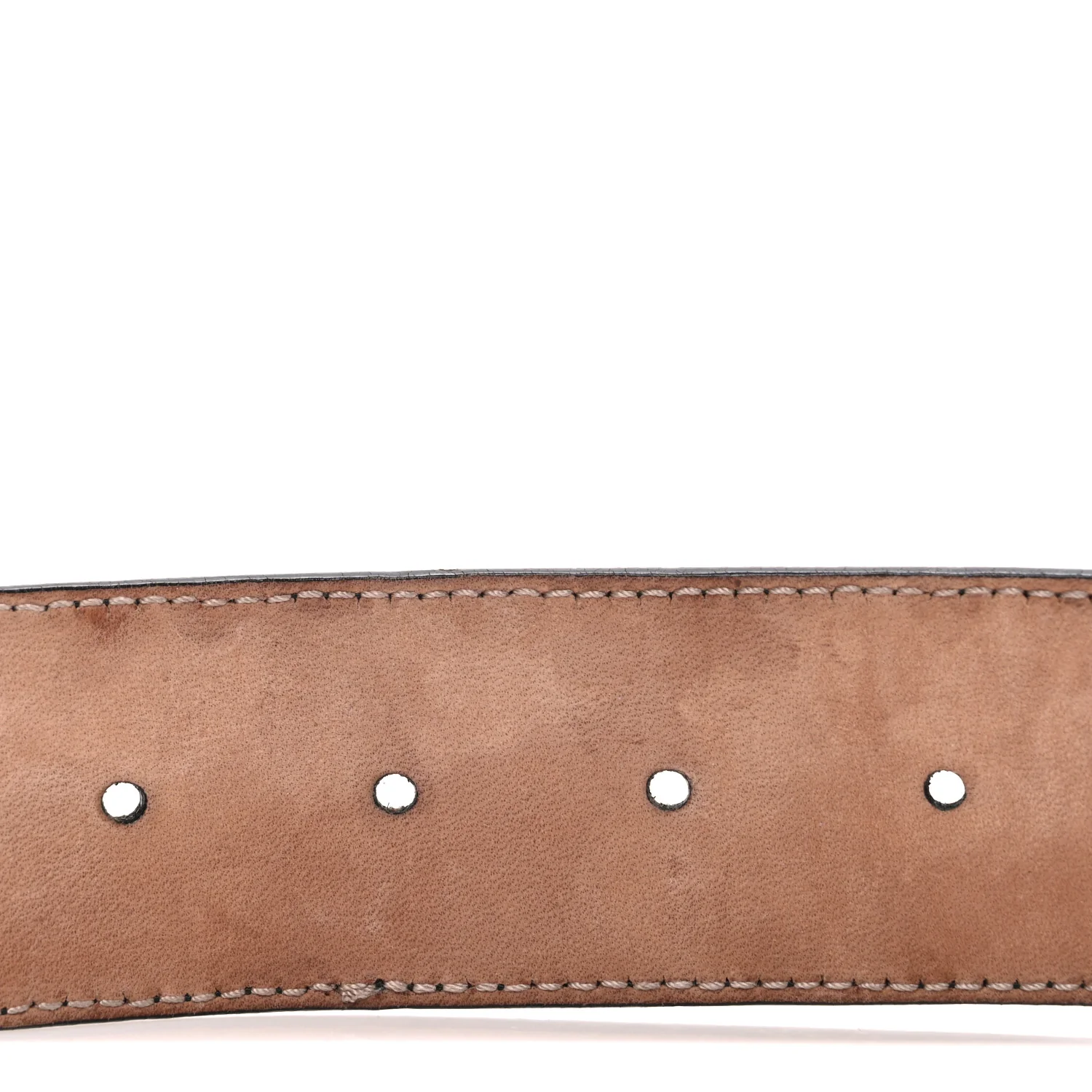Calfskin Web Interlocking G Belt 95 38 Black - Image 4
