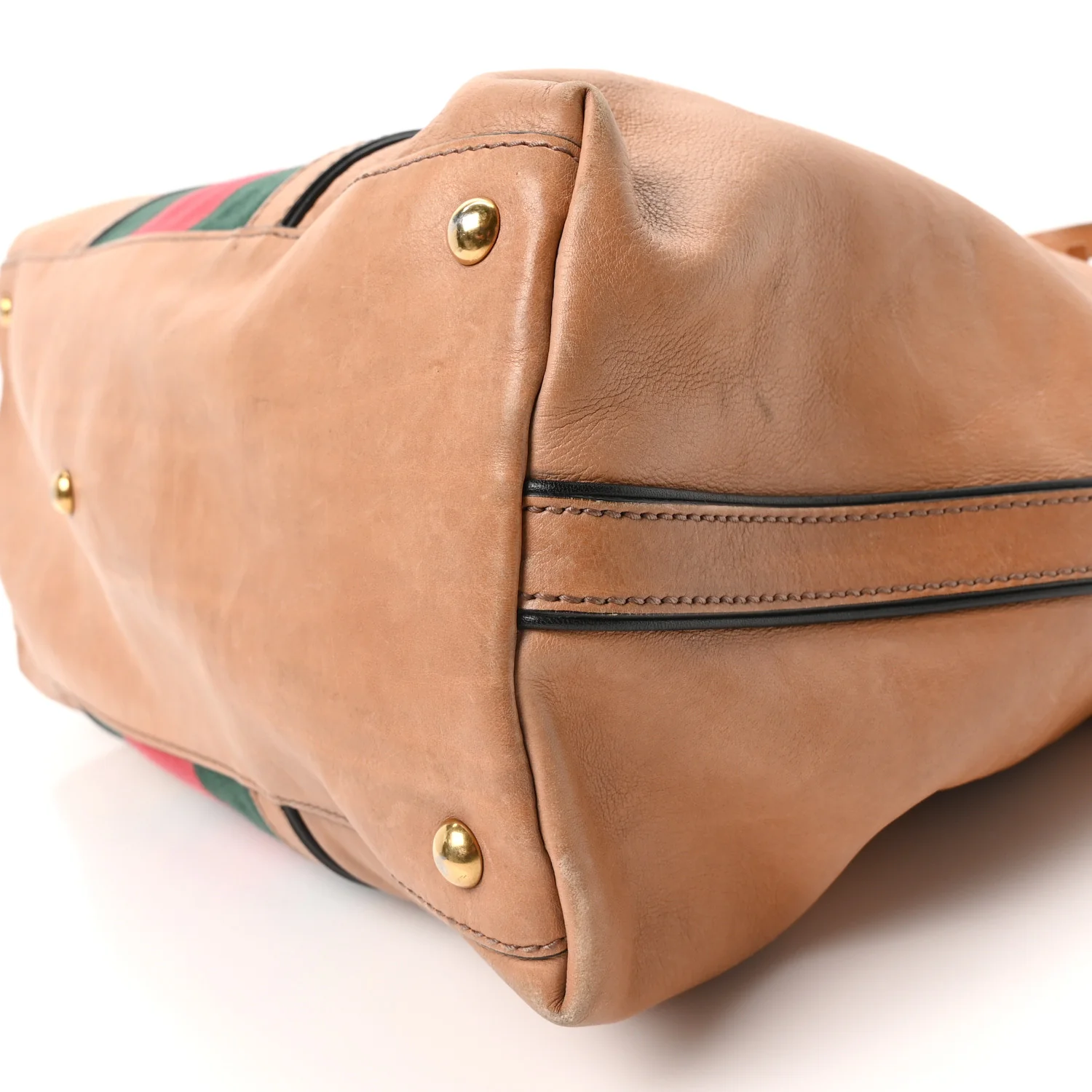Calfskin Web Medium Rania Top Handle Bag - Image 10