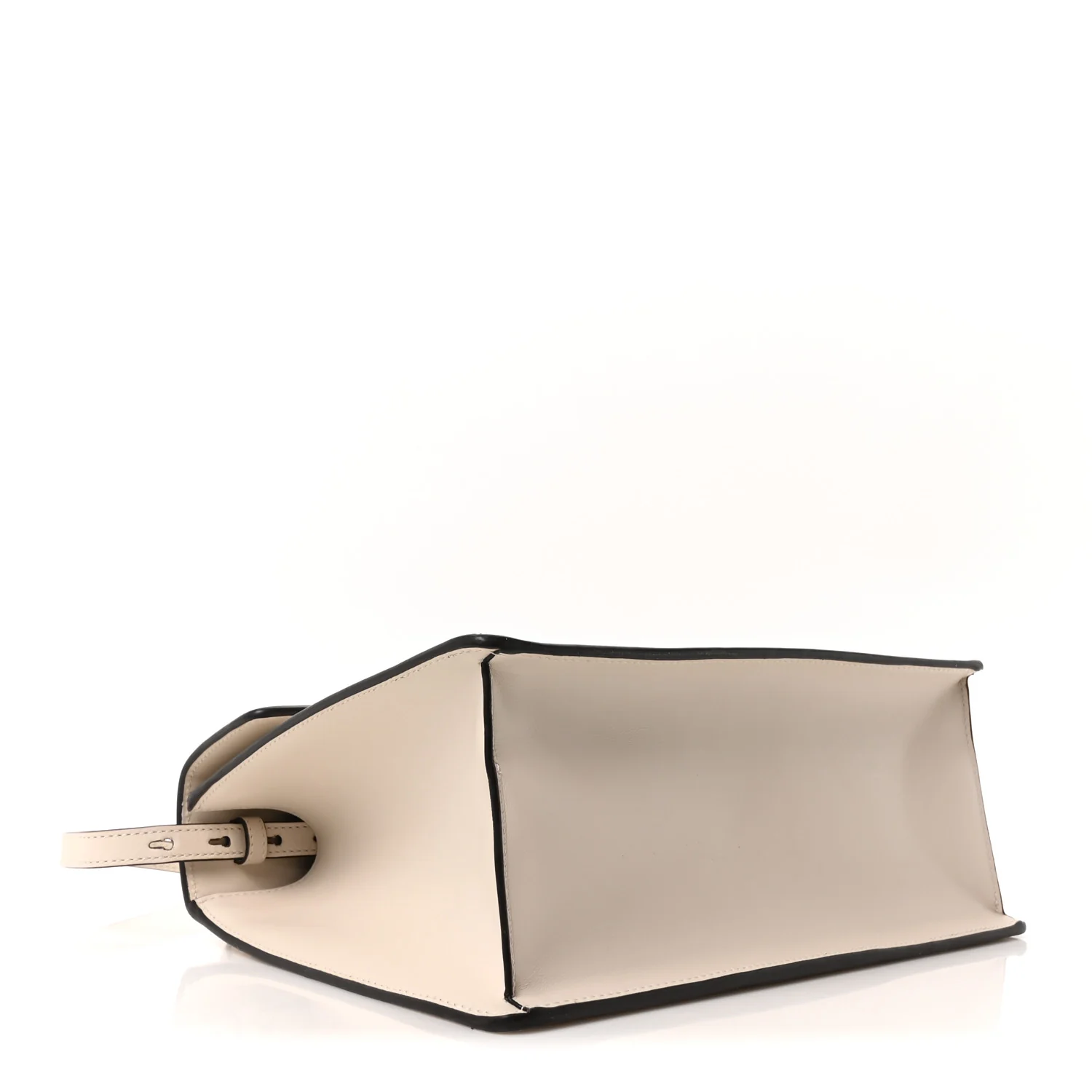 Calfskin Web Medium Sylvie Top Handle Bag White - Image 4