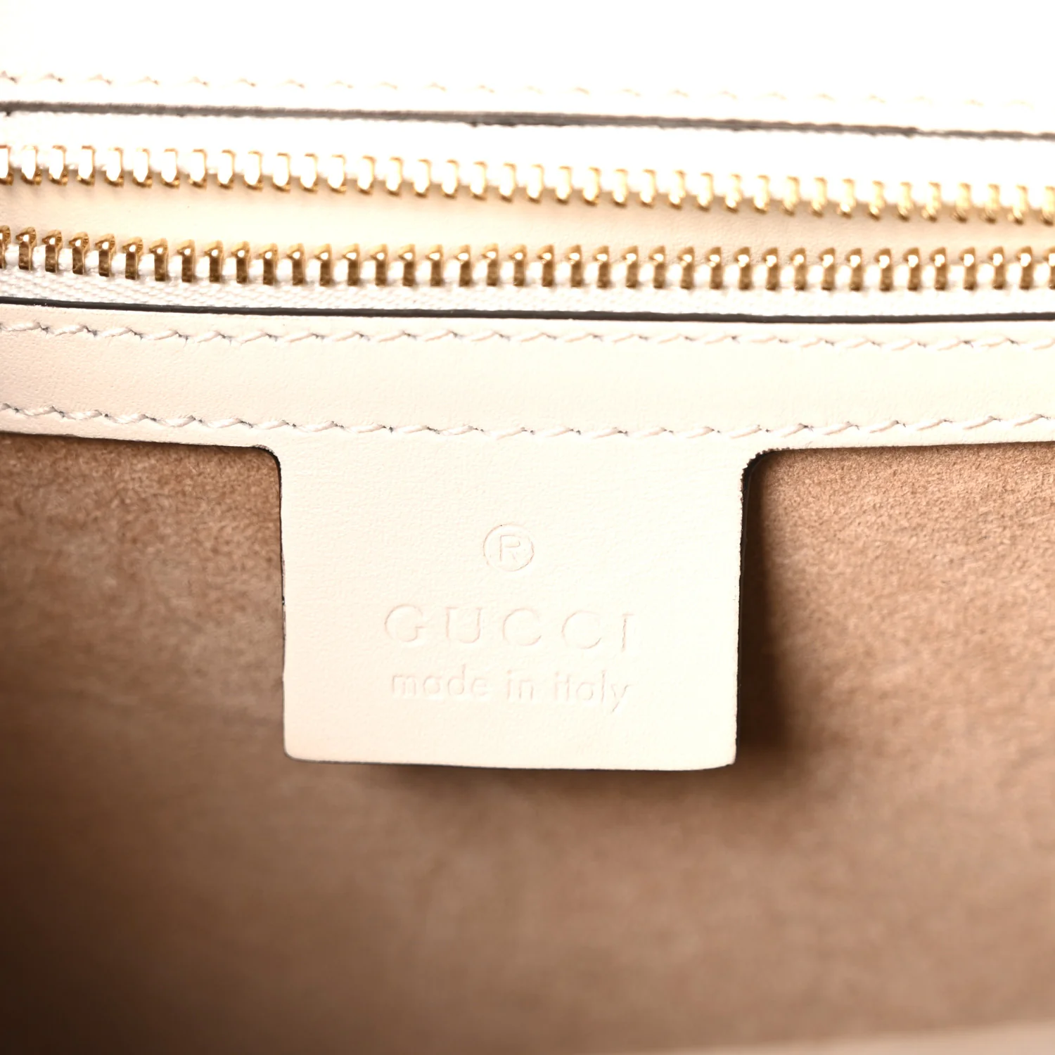 Calfskin Web Medium Sylvie Top Handle Bag White - Image 6