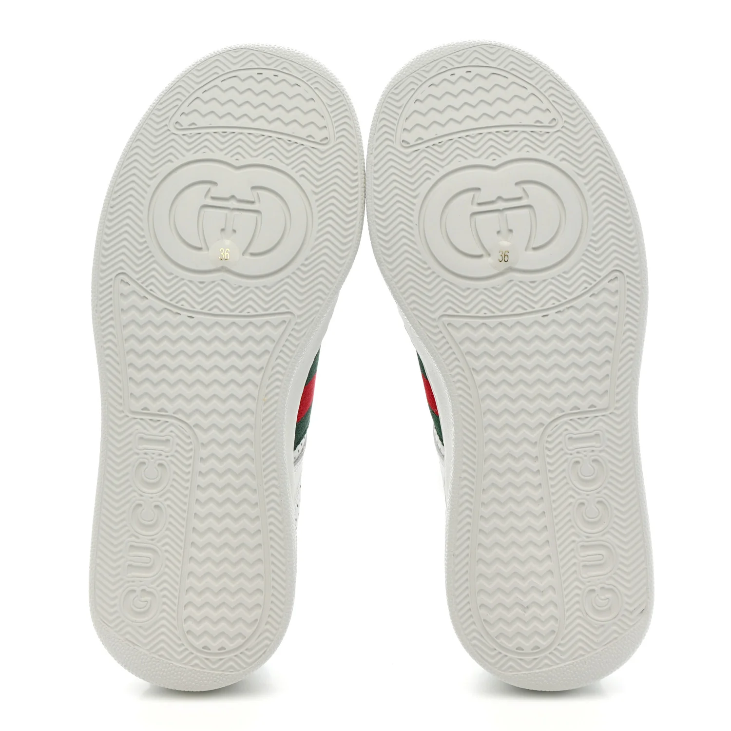 Calfskin Web Perforated Womens Platform 55mm Sneakers 36 White Bright Splash - Image 6