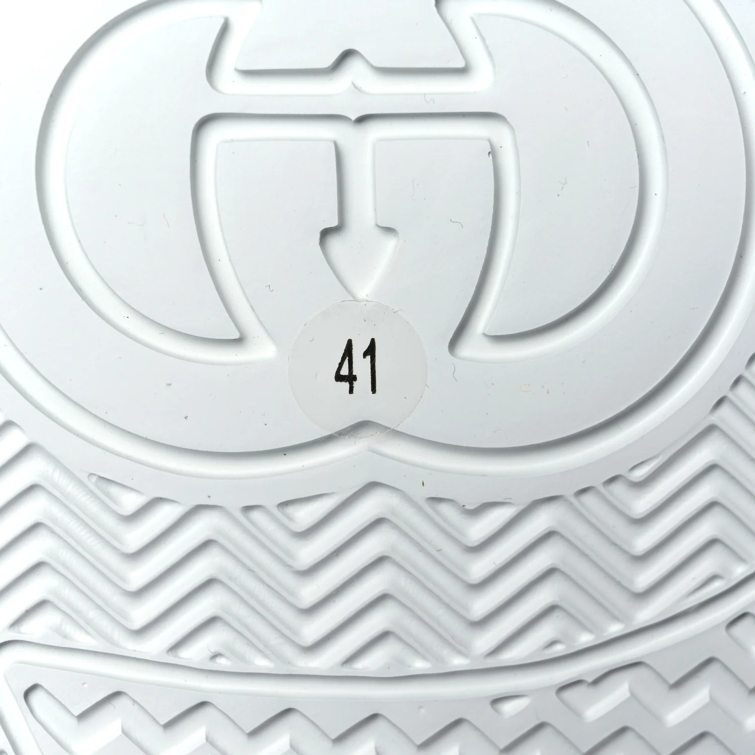 Calfskin Web Perforated Womens Platform 55mm Sneakers 41 White Bright Splash - Image 9