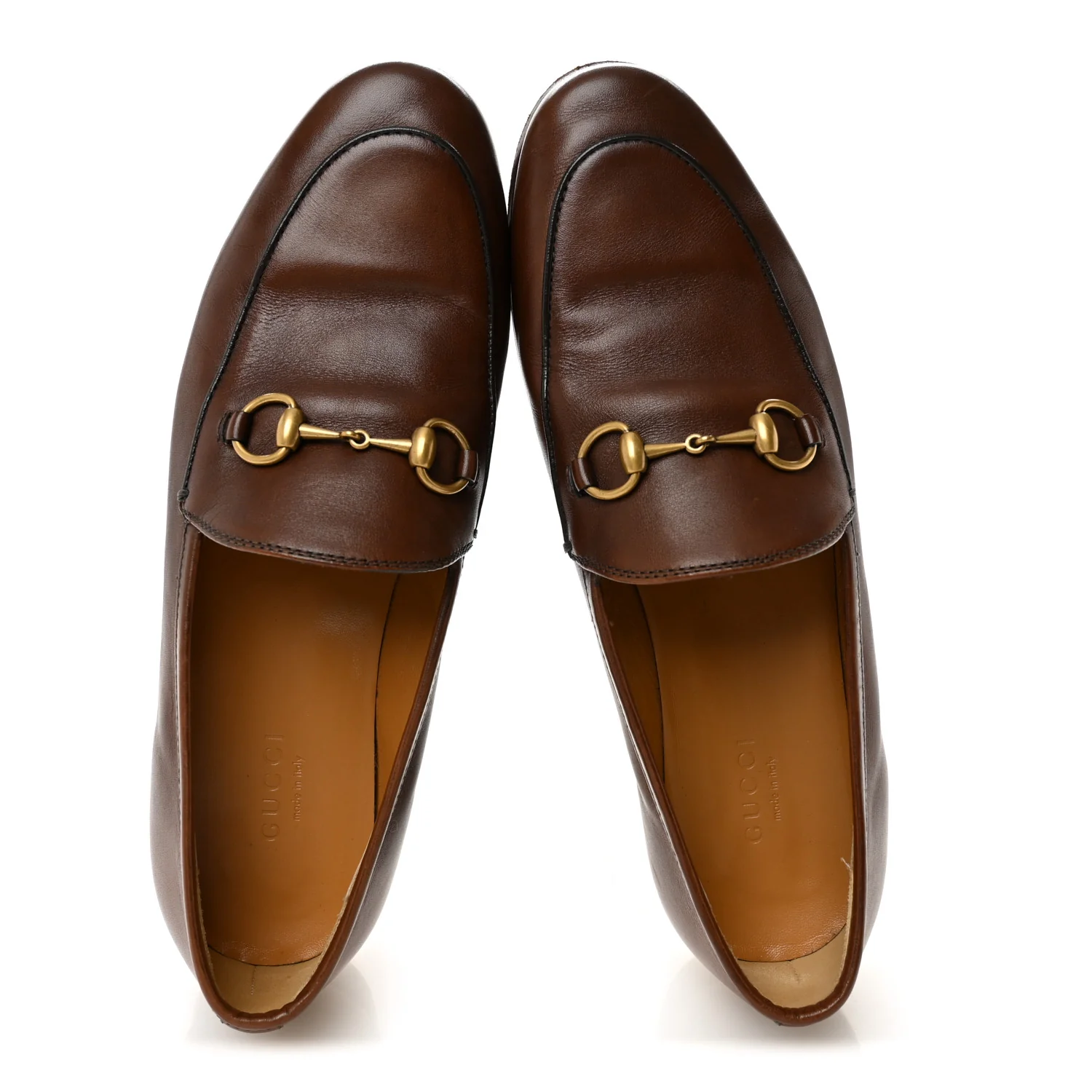 Calfskin Womens Jordaan Loafers 37 Fondente Brown - Image 2