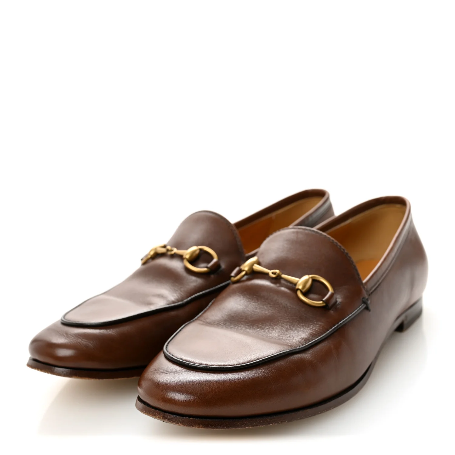 Calfskin Womens Jordaan Loafers 37 Fondente Brown - Image 4