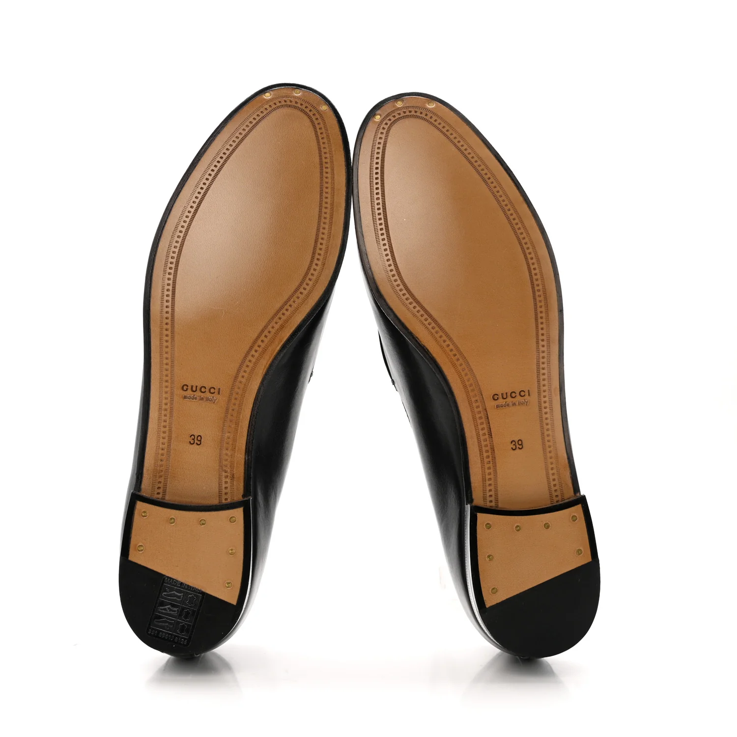 Calfskin Womens Jordaan Loafers 39 Black - Image 6