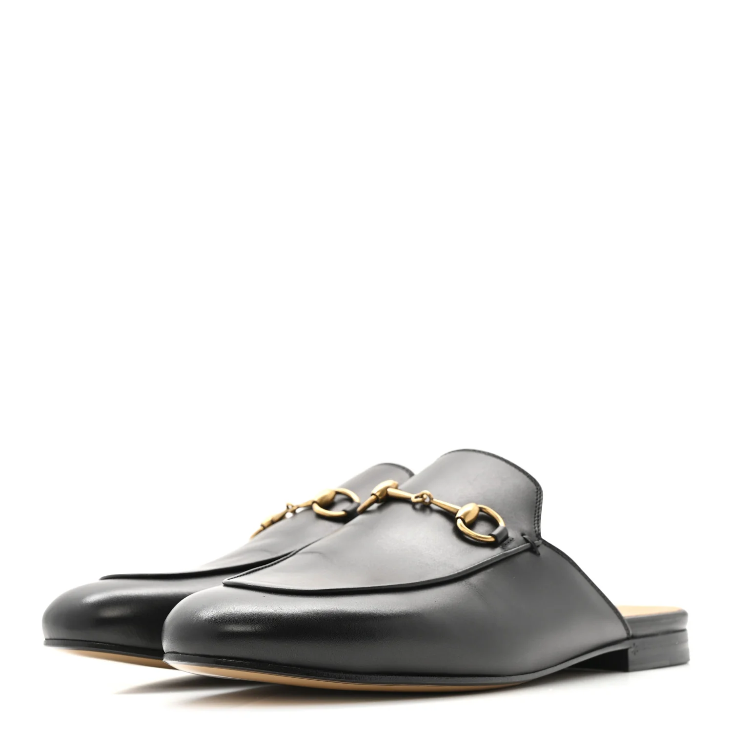 Calfskin Womens Princetown Slippers 40 Black - Image 4