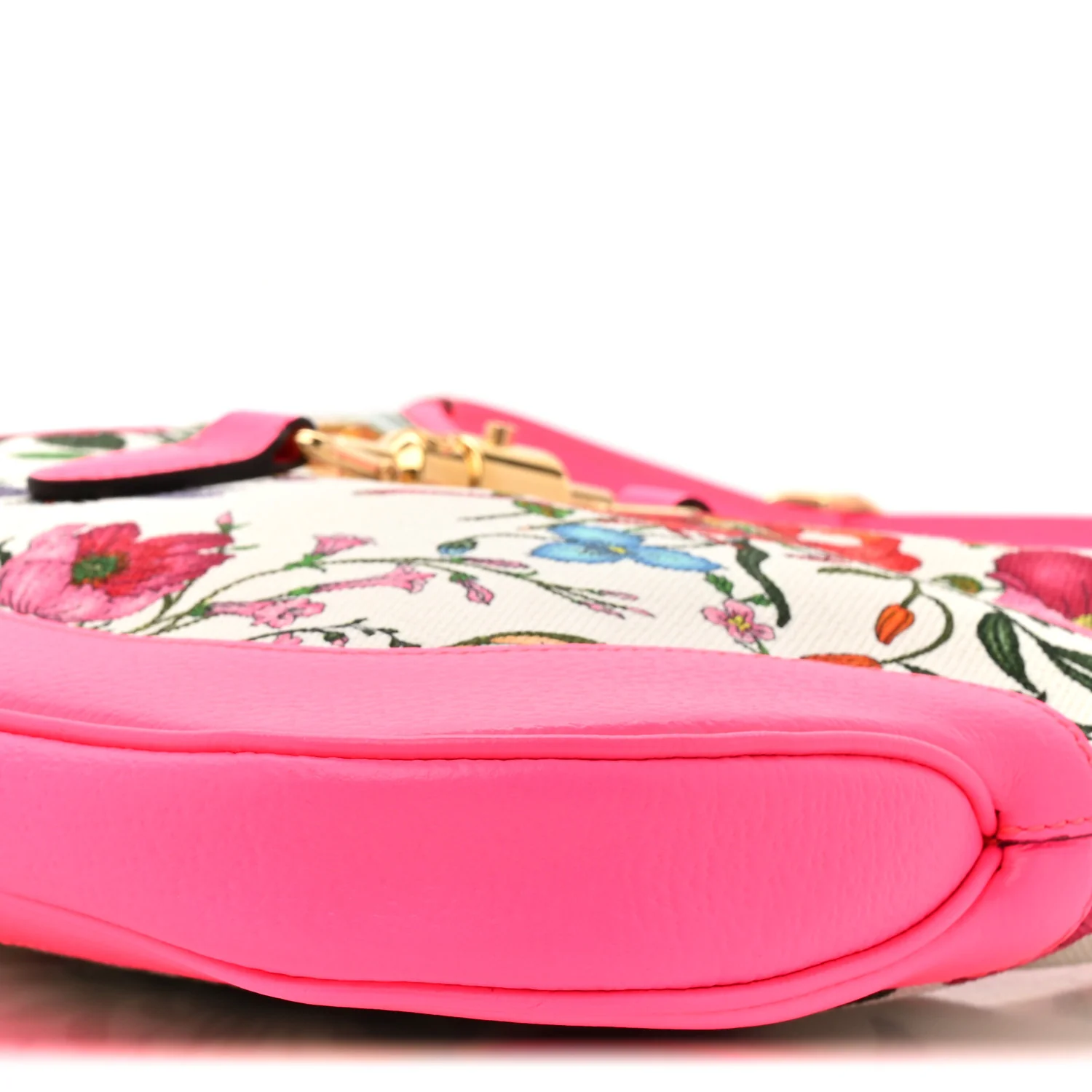Canvas Flora Medium Jackie Hobo Fuchsia - Image 17