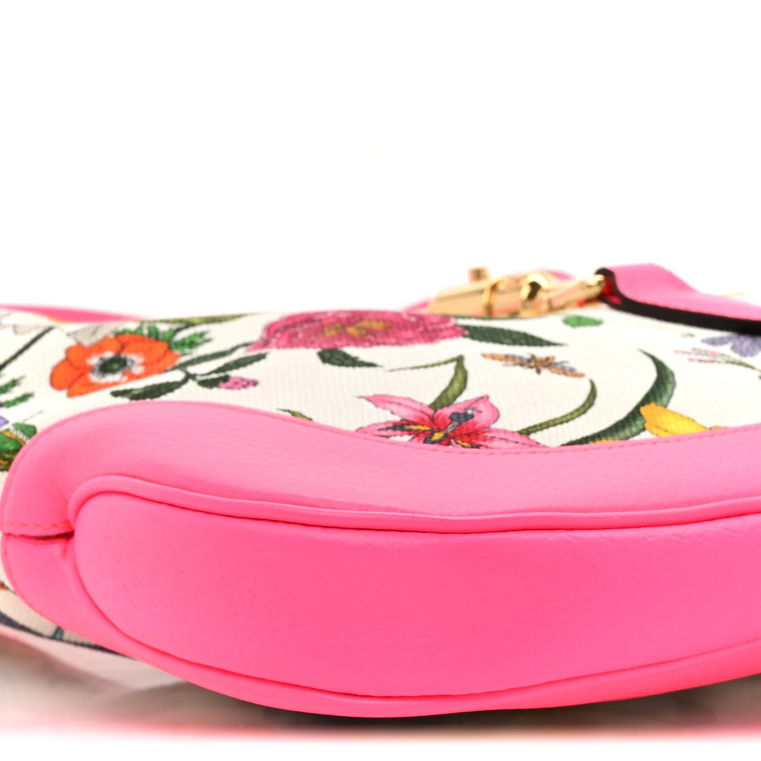 Canvas Flora Medium Jackie Hobo Fuchsia - Image 18