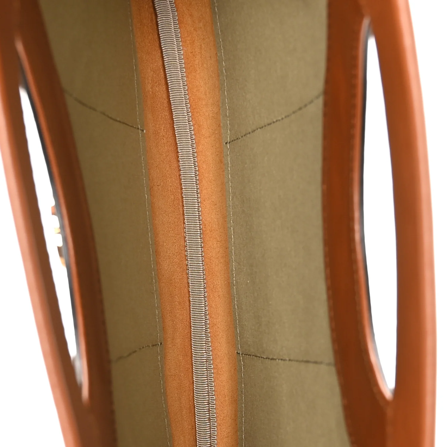 Canvas Large Vintage Shoulder Bag Brown - Image 6