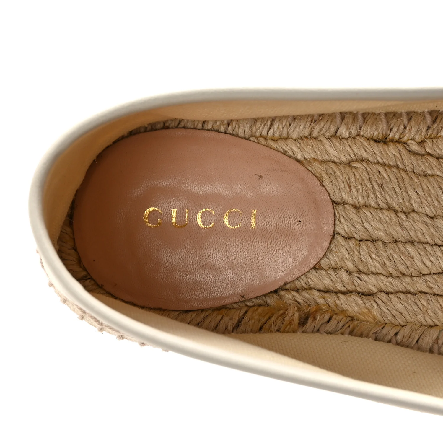 Canvas Logo Espadrilles 39.5 Greggio White - Image 16