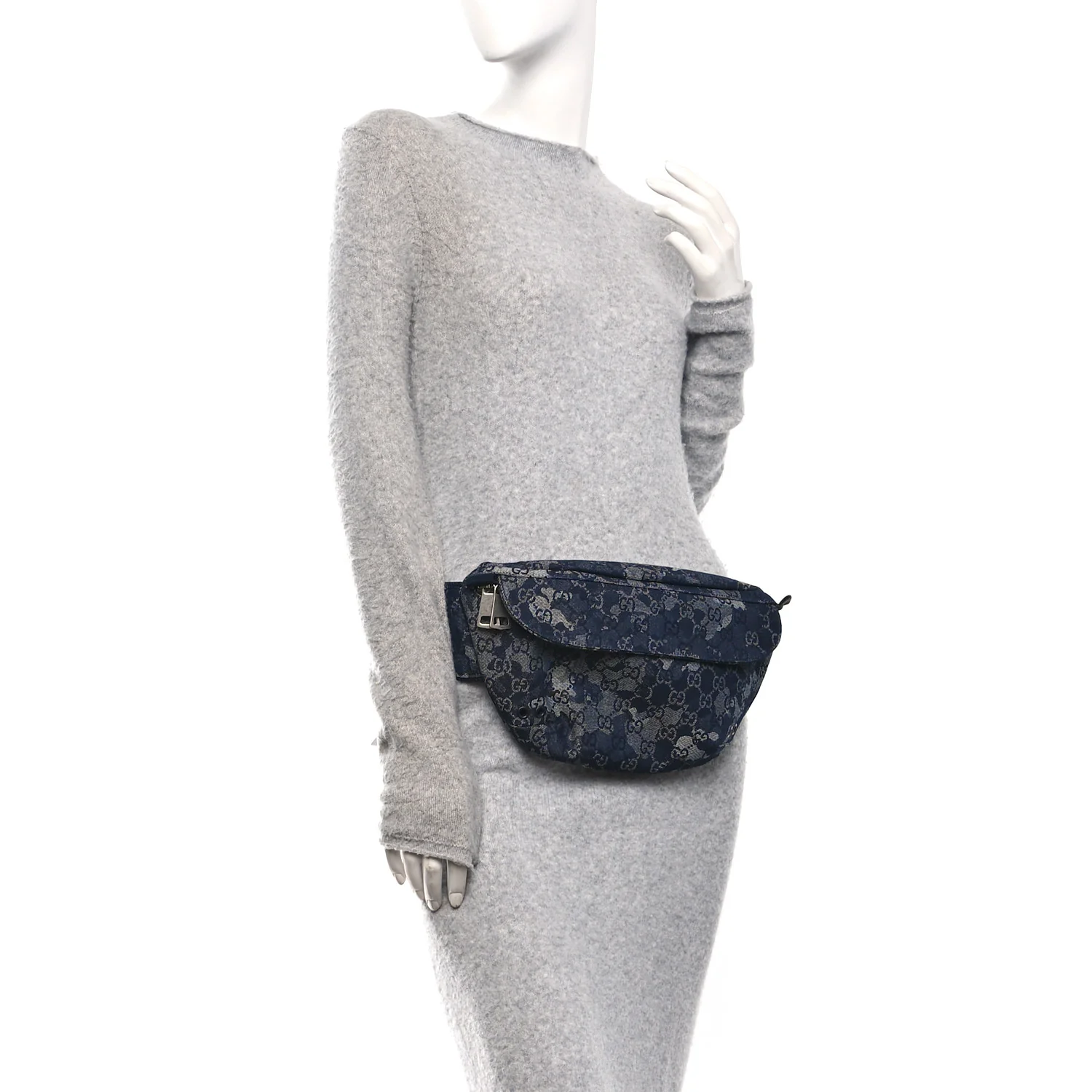 Canvas Monogram Camouflage Belt Bag Black - Image 2