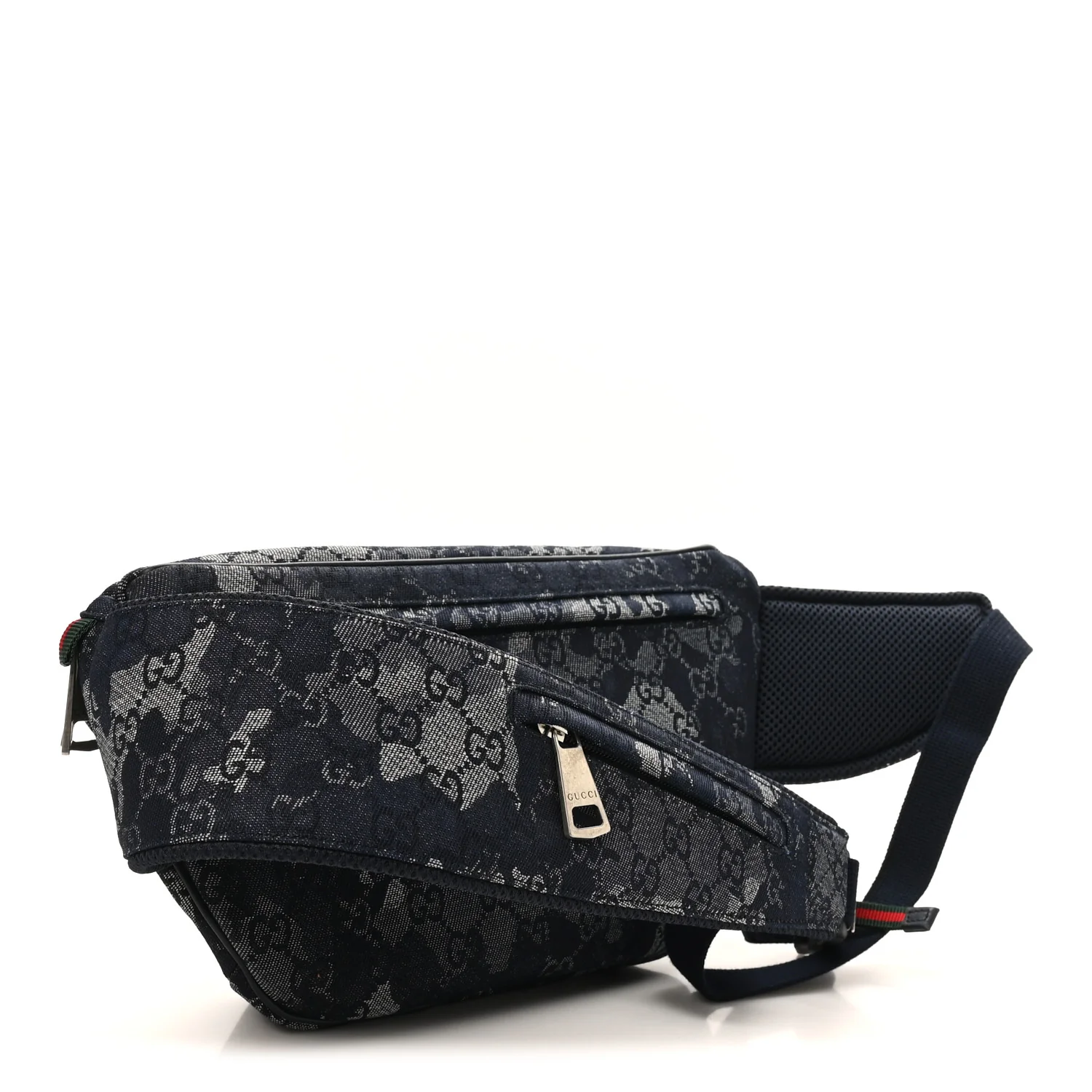 Canvas Monogram Camouflage Belt Bag Black - Image 3