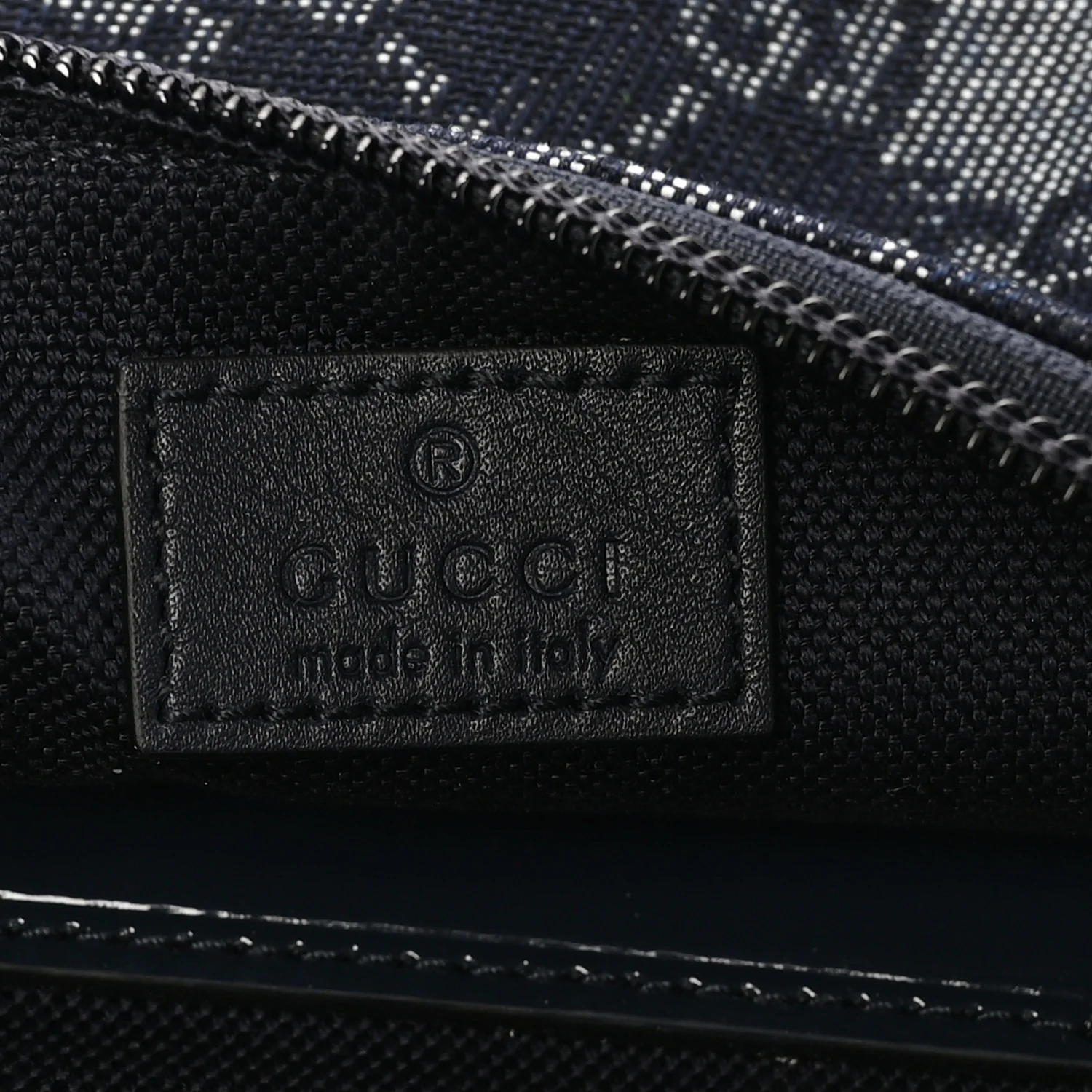 Canvas Monogram Camouflage Belt Bag Black - Image 6