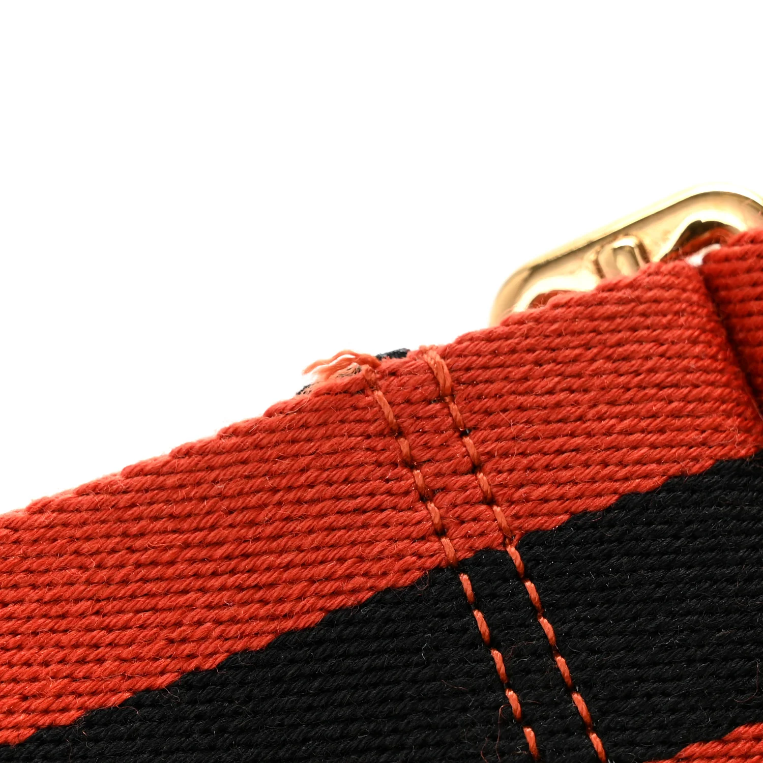 Canvas Web Shoulder Strap Navy Red - Image 5