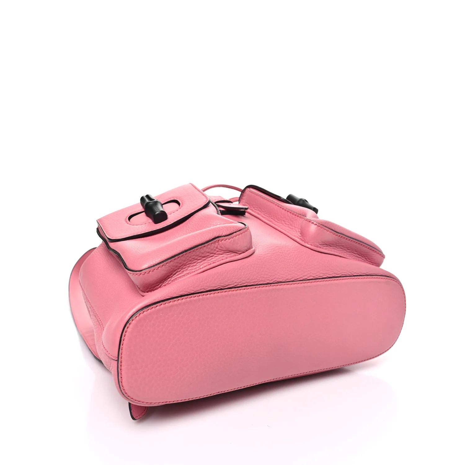 Cellarius Calfskin Medium Bamboo Backpack Glossy Pink - Image 4
