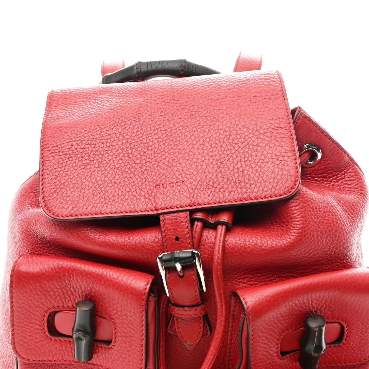 Cellarius Calfskin Medium Bamboo Backpack Petunia - Image 8