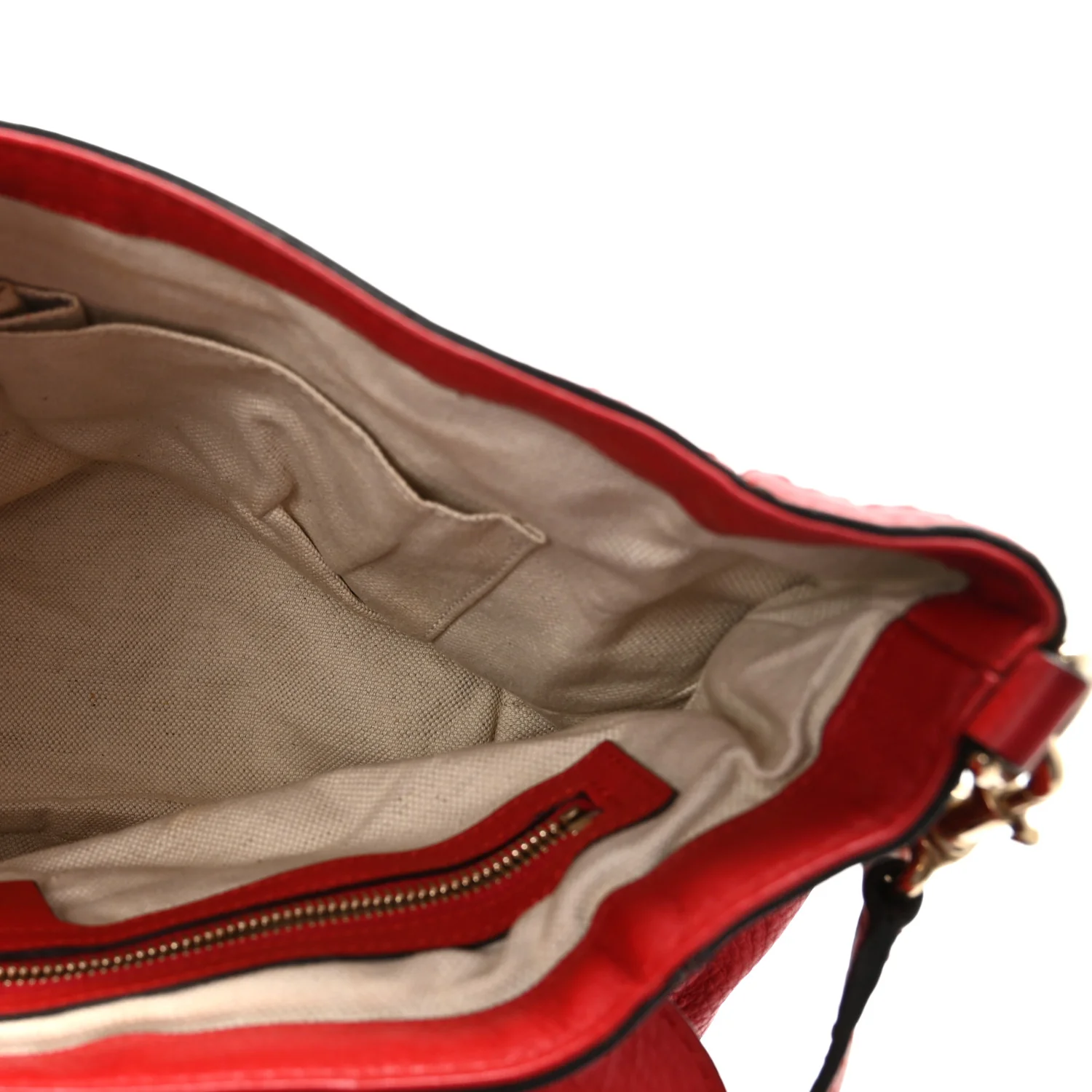 Cellarius Calfskin Medium Bella Flap Bag Vulcanic Red - Image 5